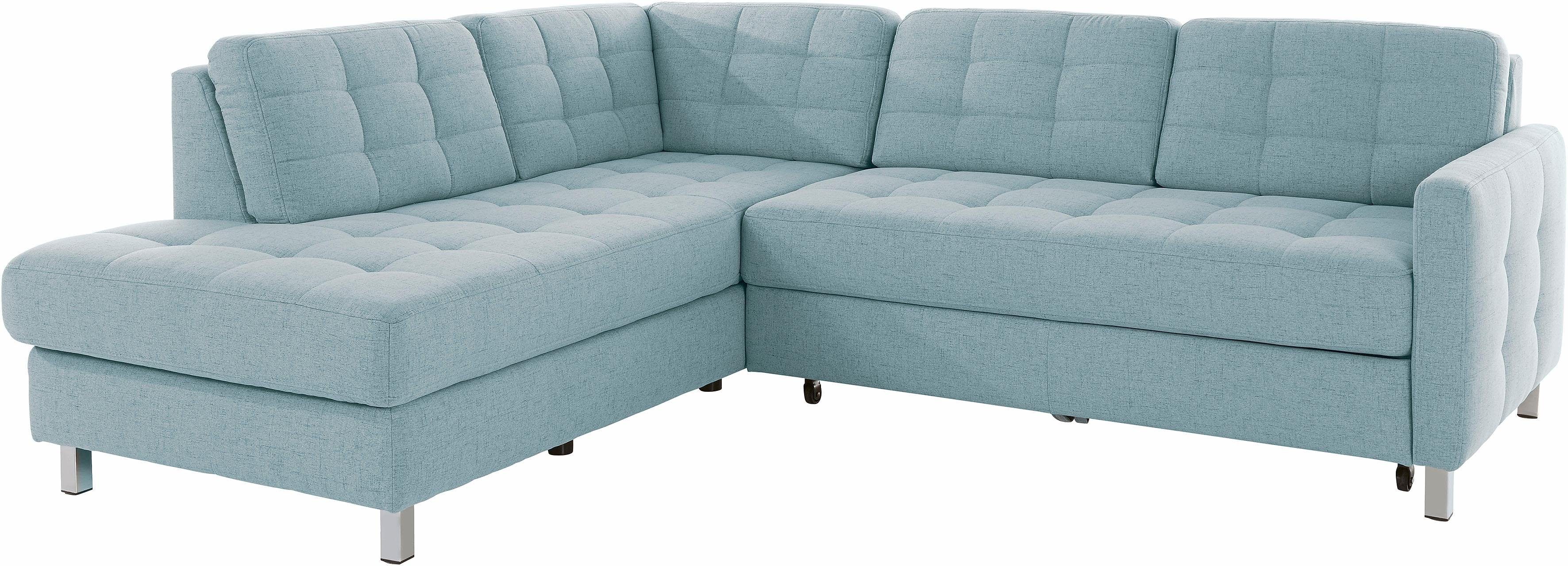 sit&more Hoekbank Picasso L-vorm naar keuze met slaapfunctie en bedkist