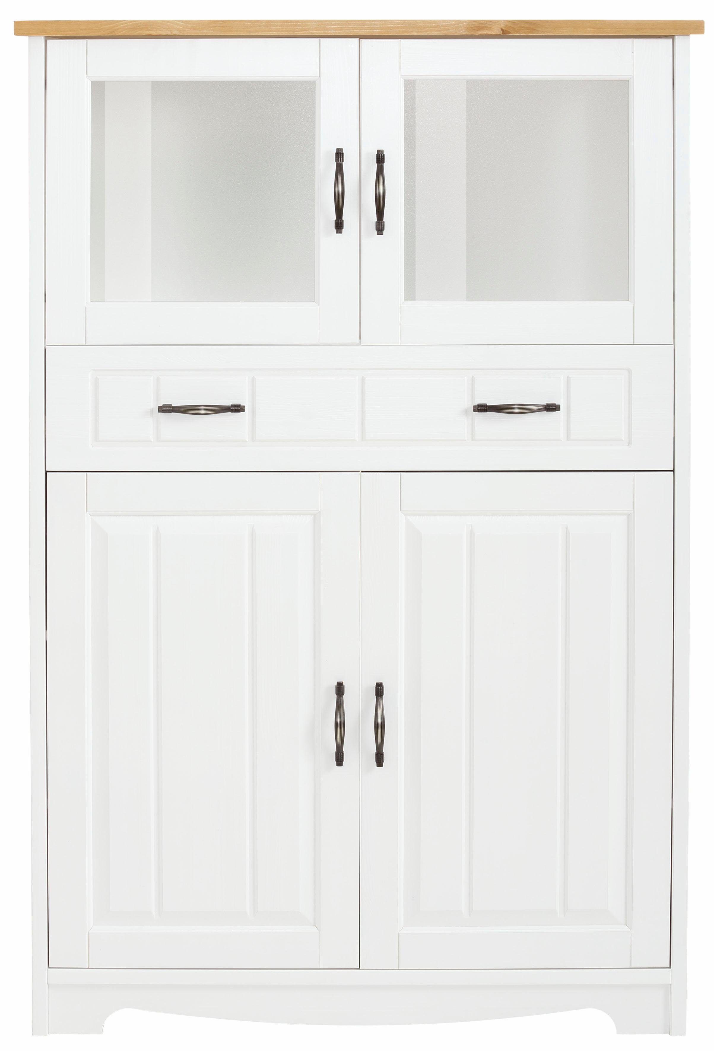 Home affaire Highboard Trinidad Vitrine, breedte 102 cm