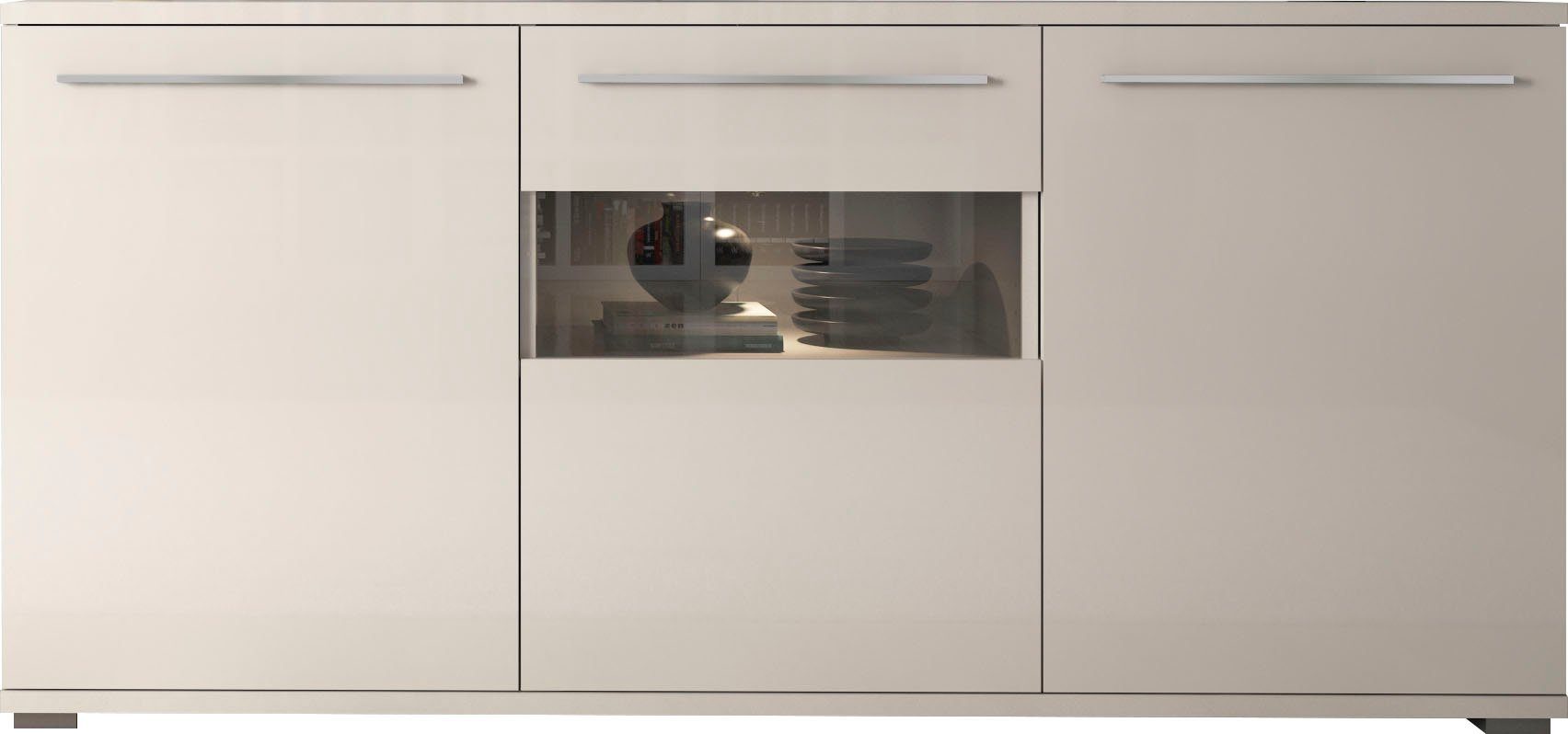 Places of Style Kast Piano Hoogglans UV gelakt, soft-closefunctie