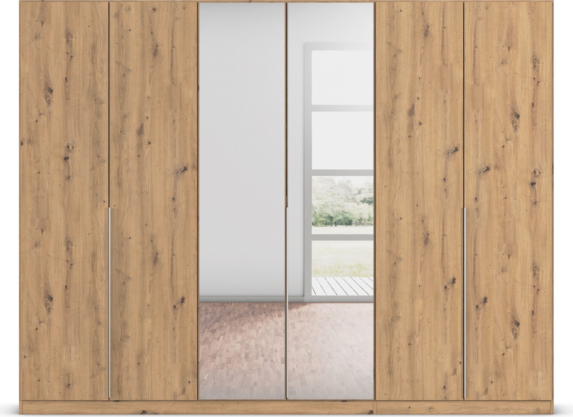 rauch Draaideurkast Kledingkast kast garderobe AGORDO met decor- of hoogglansfront doordachte binnenuitrusting, in 6 breedtes en 2 hoogtes made in germany
