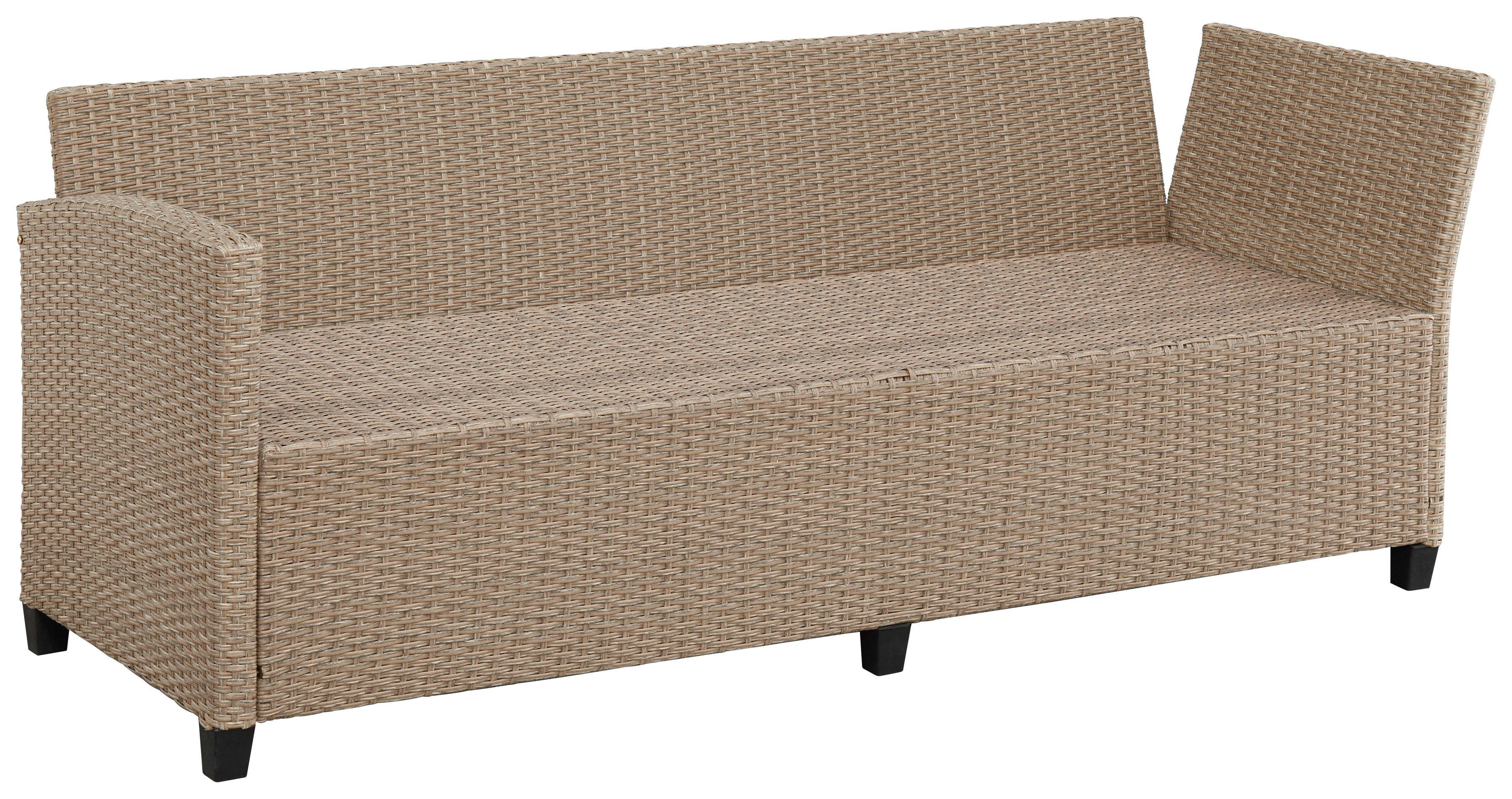 KONIFERA Tuinset Rotterdam Polyrattan, staal, tafelblad van nonwood (set, 20-delig)