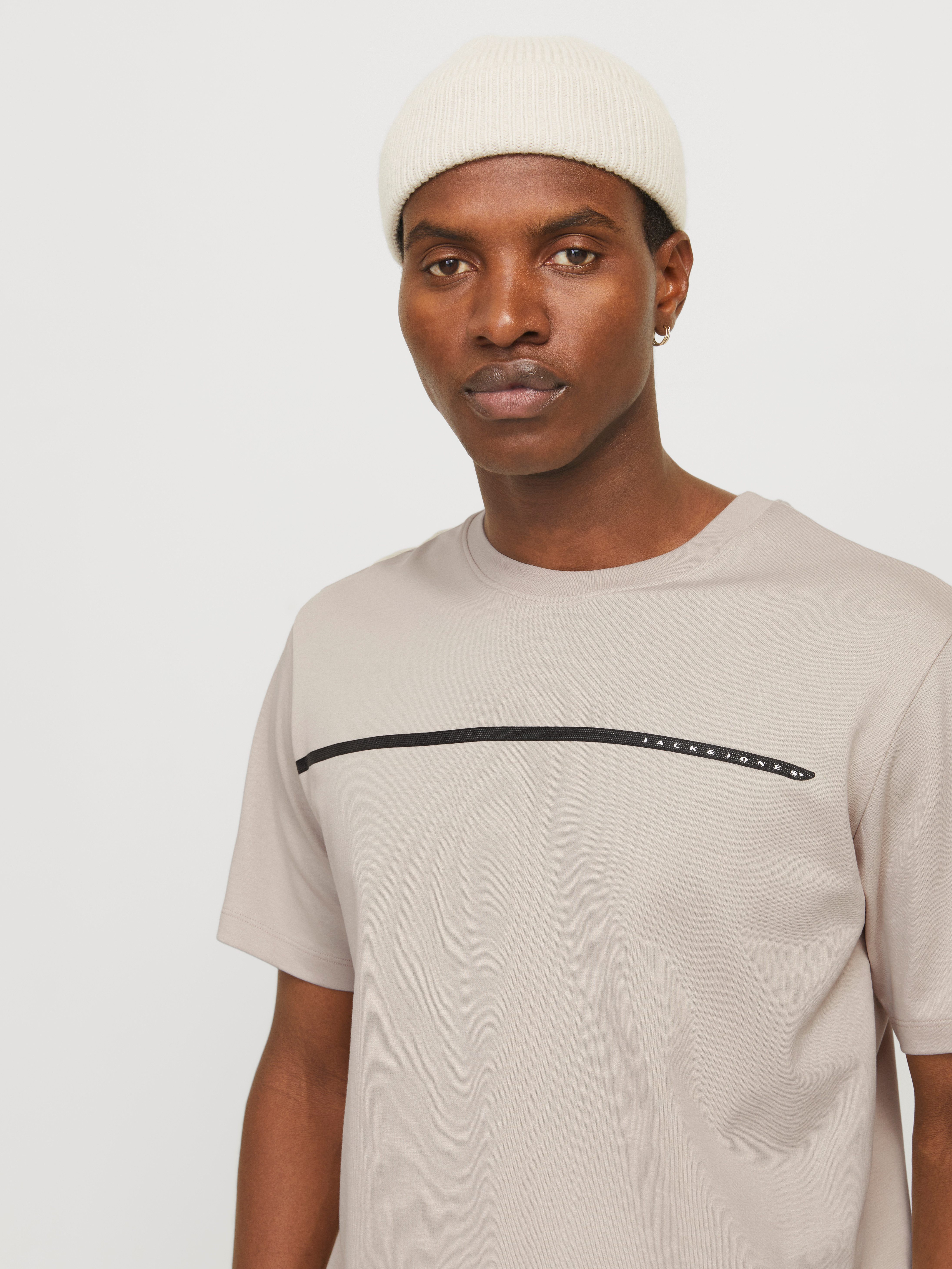 Jack & Jones T-shirt JCOFUSION FULL BRANDING TEE SS CREW NOOS