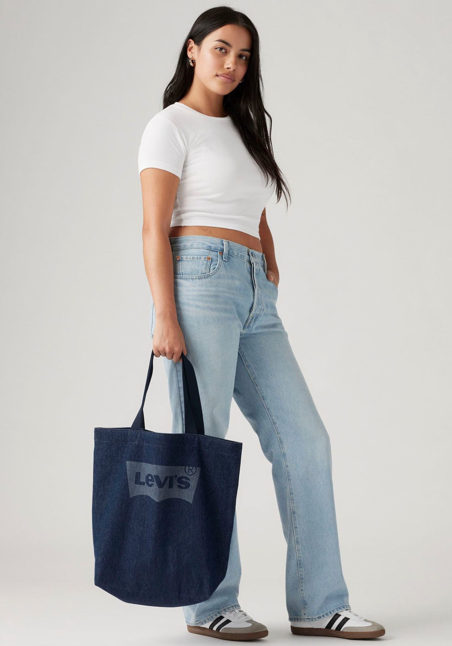 Levi's® Shopper met modieuze logoprint handtas dames tas dames handtas