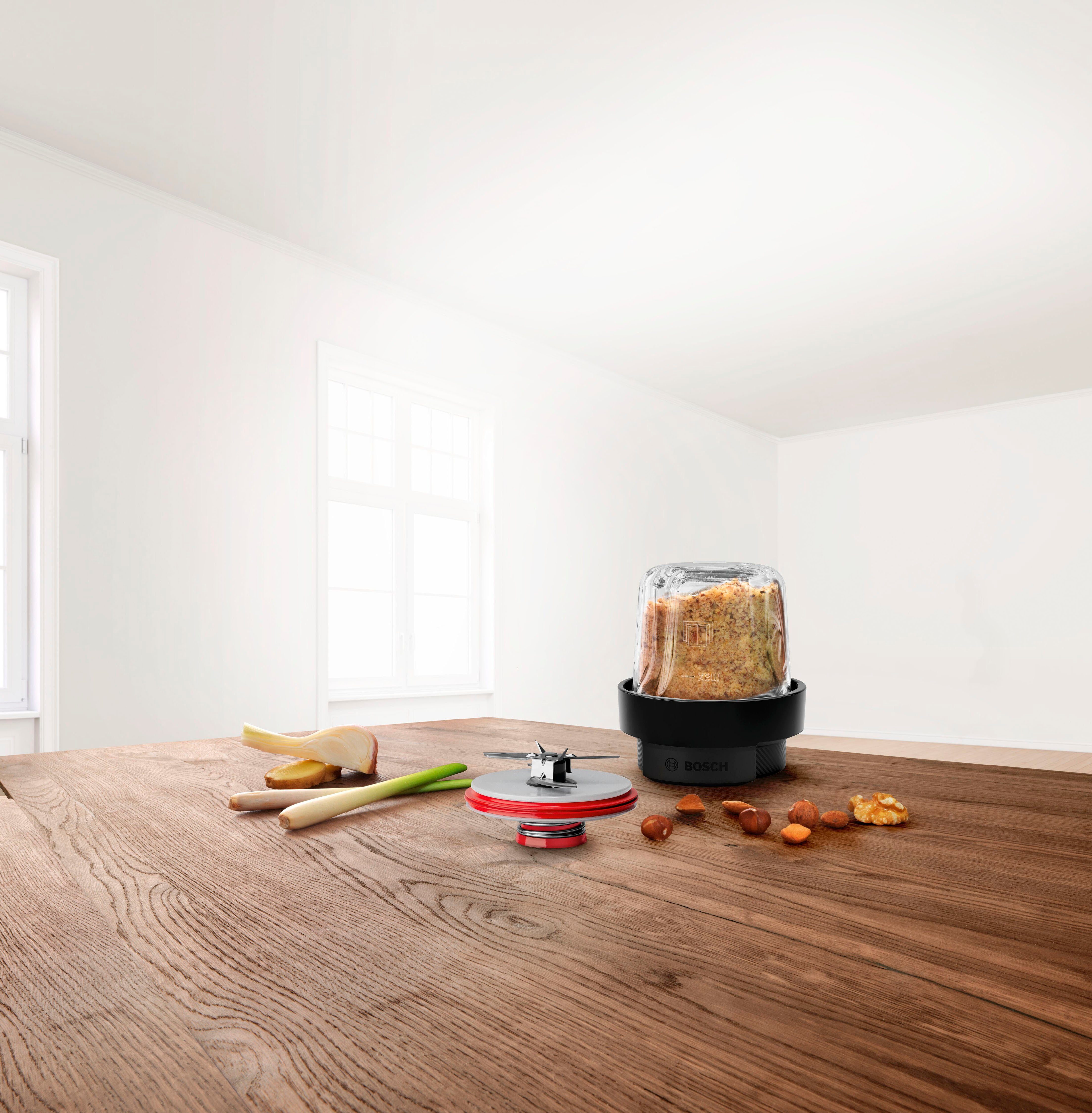 BOSCH Hakmolen-opzetstuk MUZS68CG multifunctionele hakmolen 3-in-1 (set)