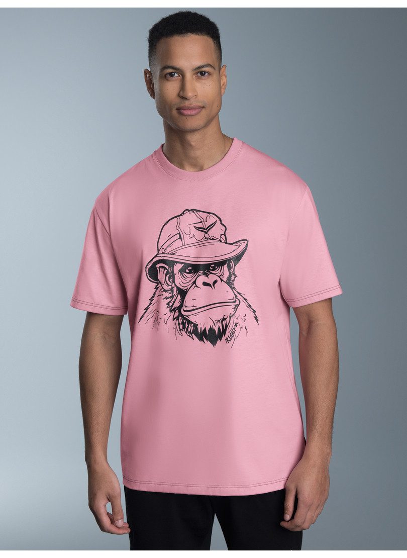 Trigema T-shirt TRIGEMA T-shirt met aap-print (1-delig)