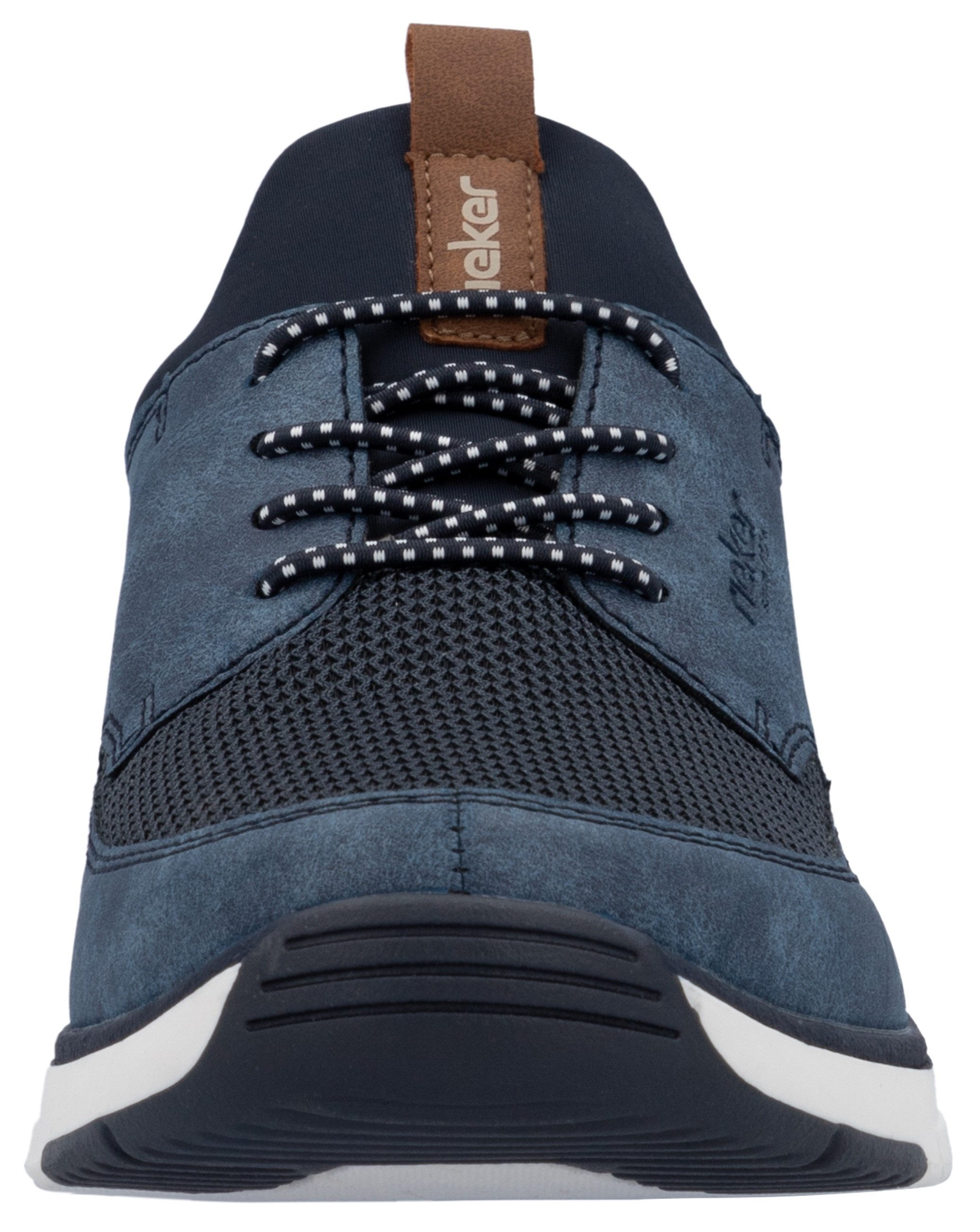 Rieker Slip-on sneakers , vrijetijdsschoen, lage schoen, instapschoen met elastiek