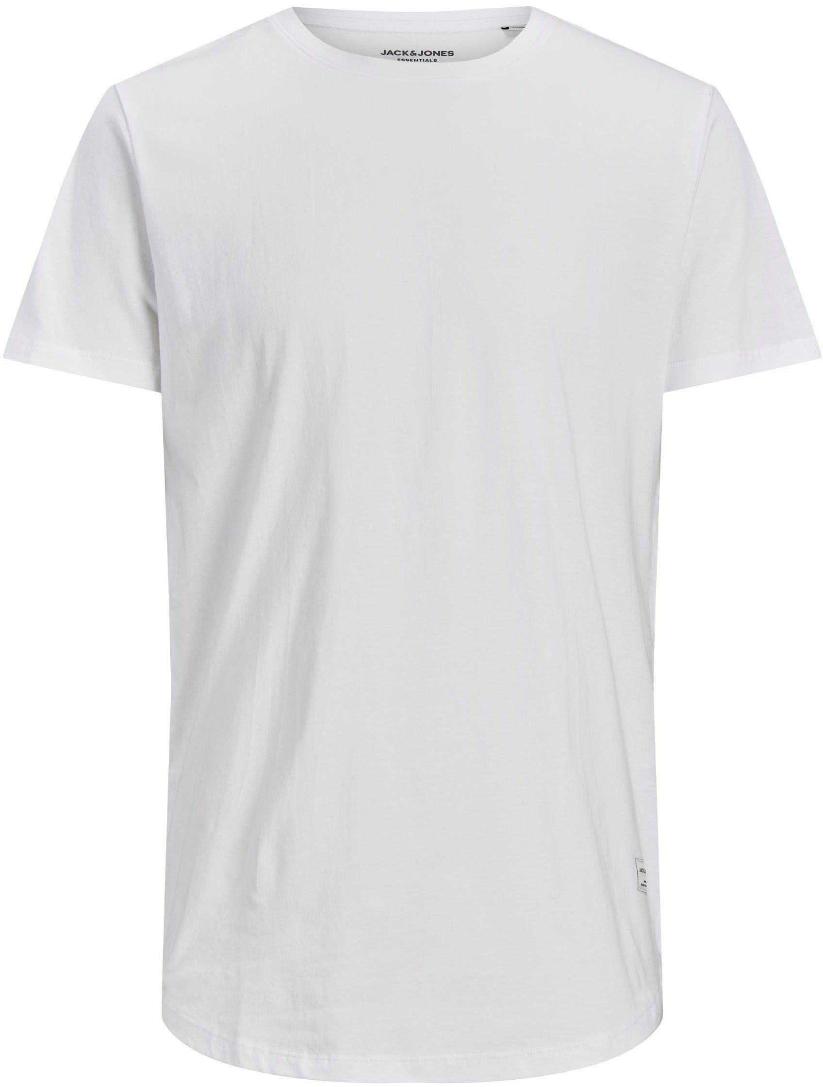 Jack & Jones T-shirt JJENOA TEE SS CREW NECK 5PK MP NOOS (5-delig, Set van 5)
