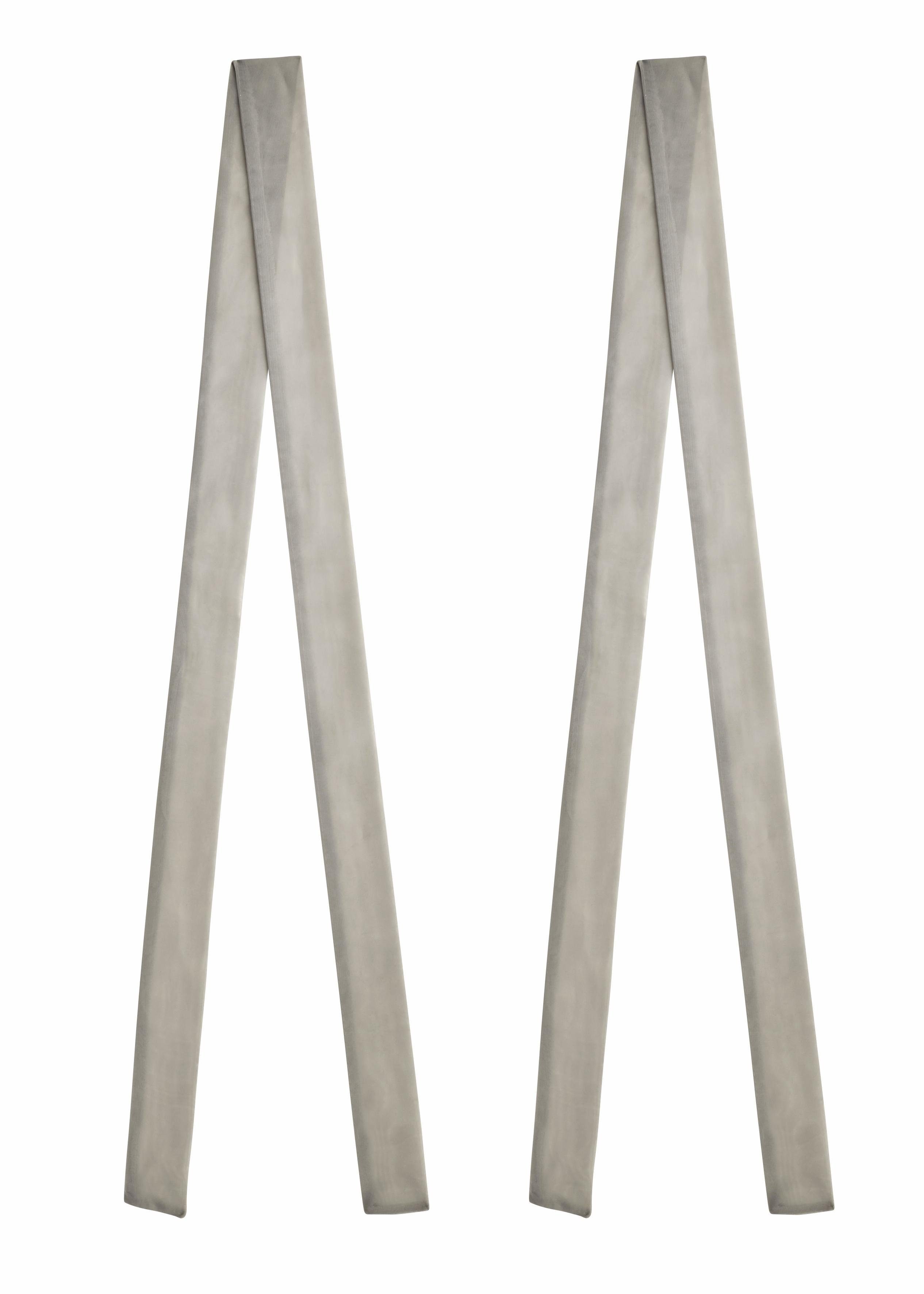 Home affaire Gordijn Jaca transparant, set van 2, geborduurd, voile, incl. embrasse (2 stuks)