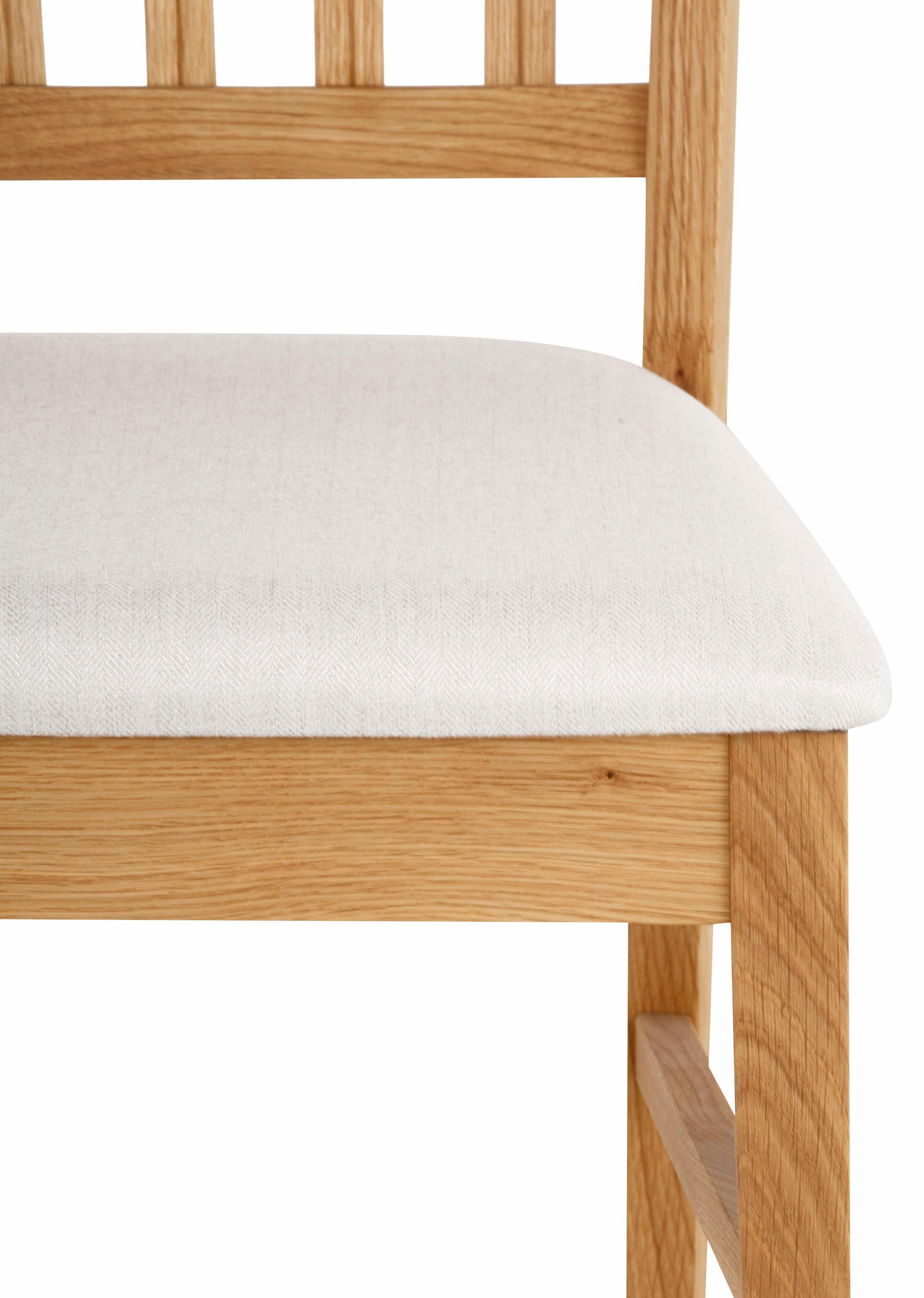 Home affaire Eetkamerstoel Ruanda keukenstoel TOPSELLER in set van 2, 4 of 6, houten stoel (set)
