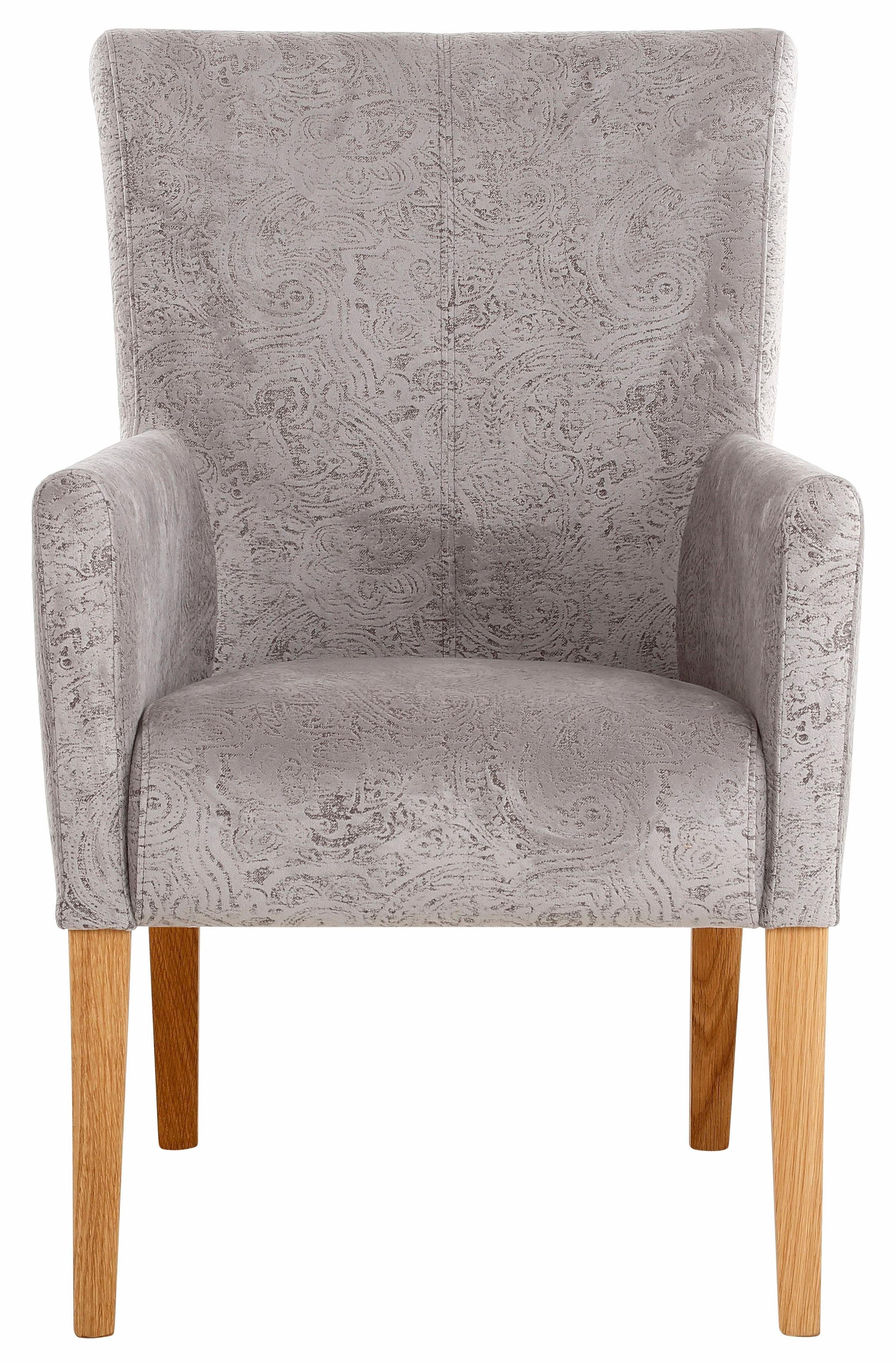 Home affaire Stoel met armleuningen King BESTSELLER! Eetkamerstoel met comfortabele bekleding, eetkamerstoel met armleuningen
