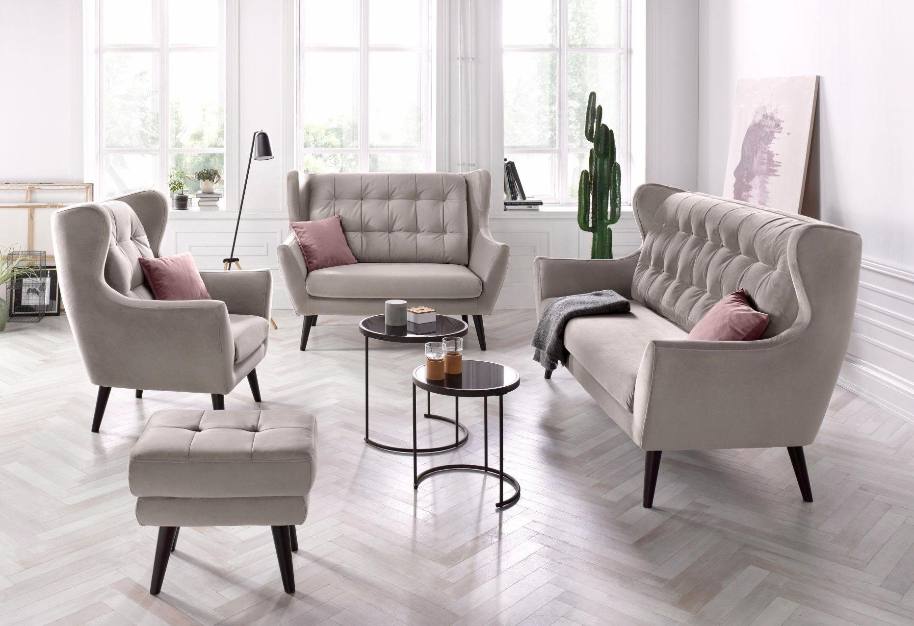 andas Oorfauteuil Hemmink, stoel, loungestoel (set)