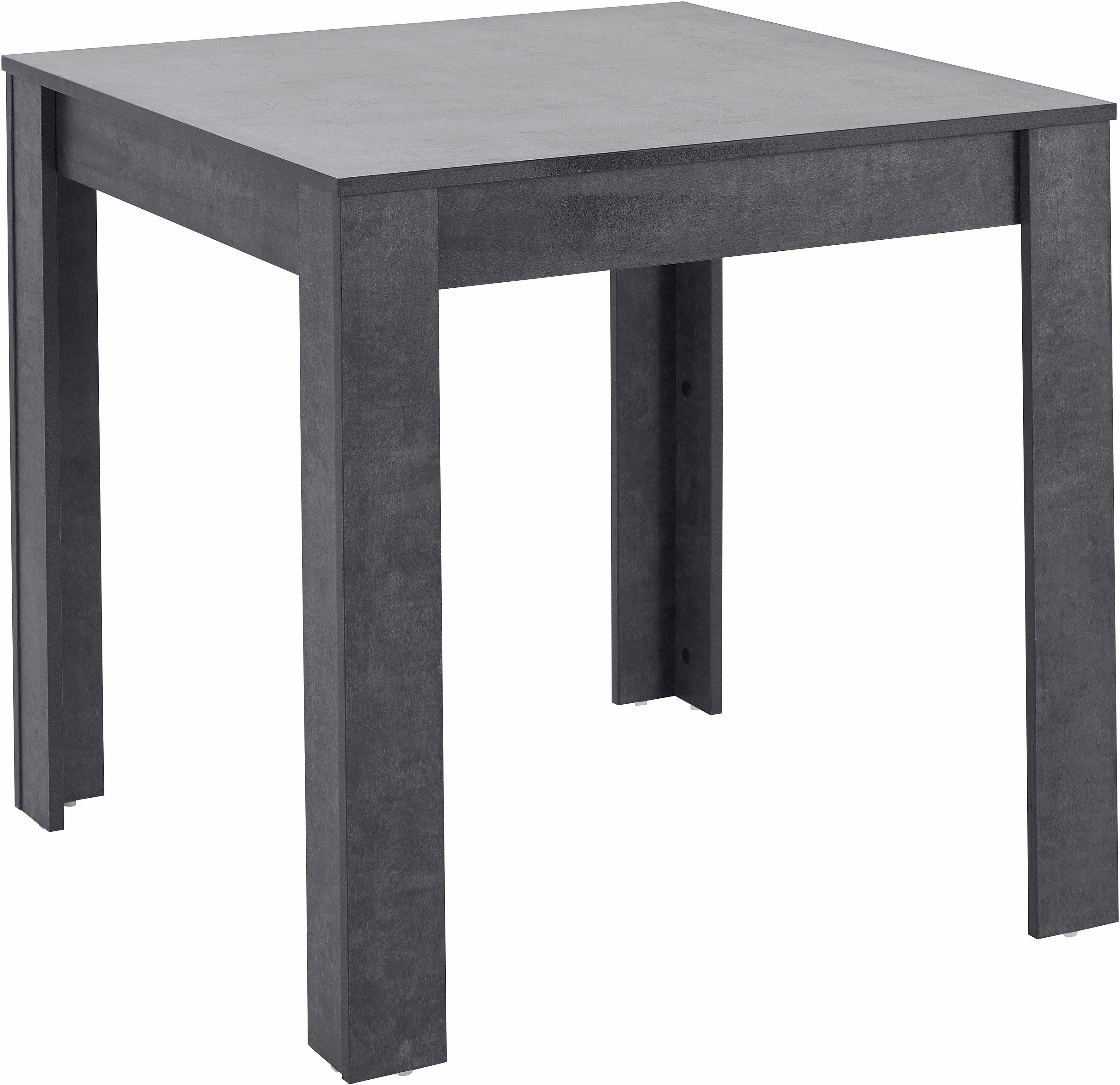 INOSIGN Eethoek Tafelbreedte 80 cm in leisteen kleur (set, 5-delig)
