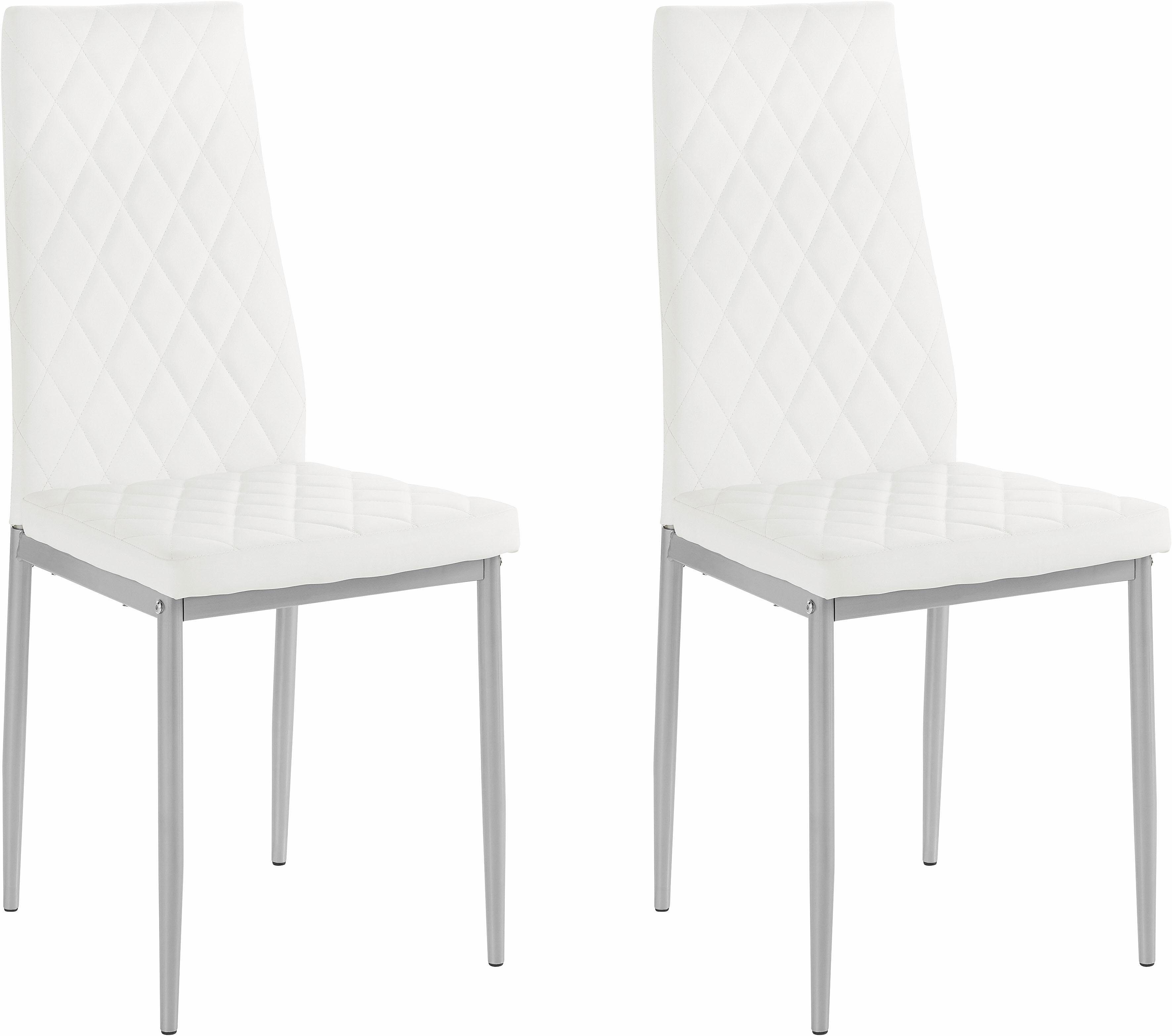 INOSIGN Eethoek met glazen tafel, breedte 80 cm (set, 5-delig)
