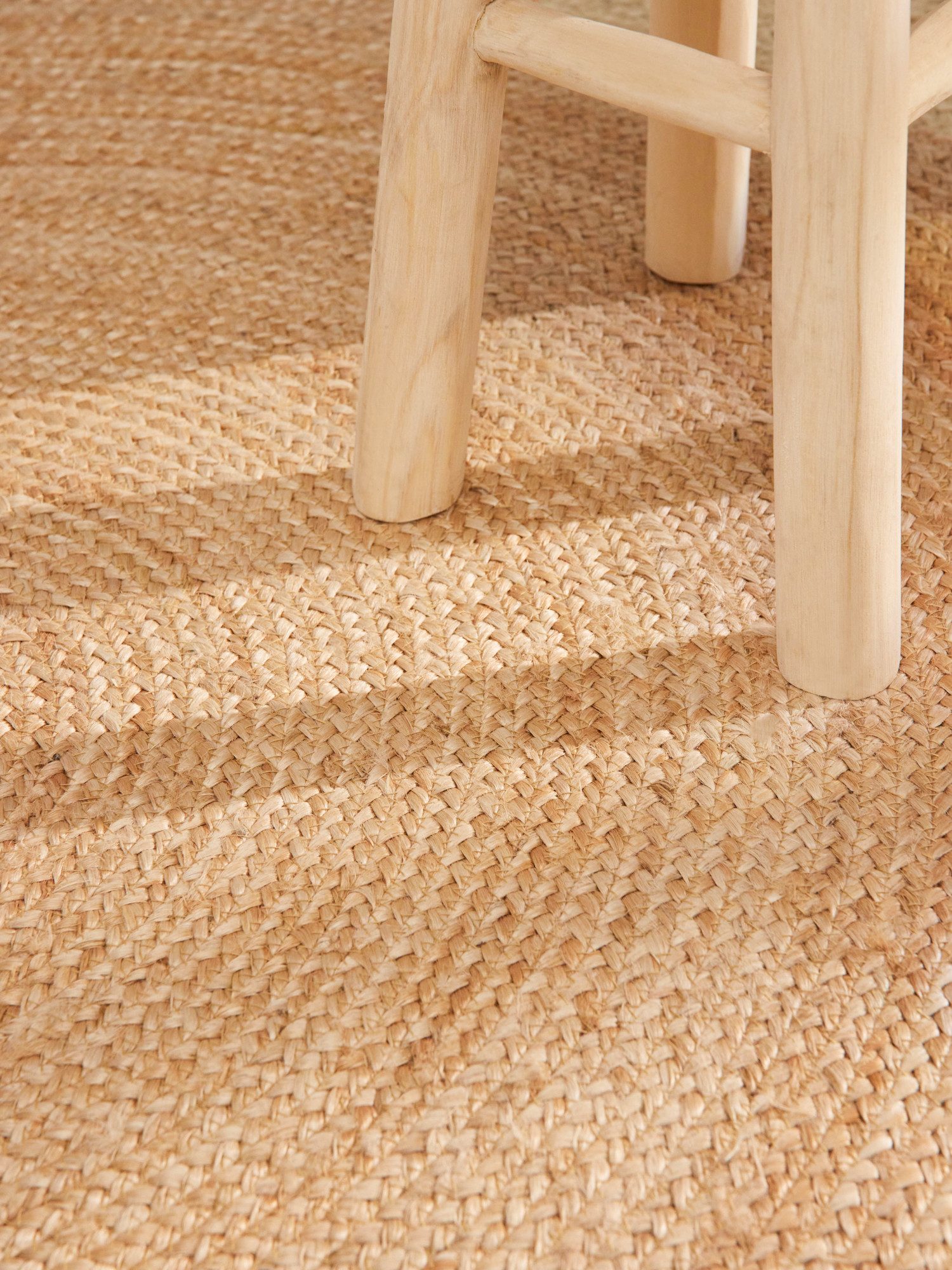 HANSE Home Vloerkleed Jutta jute tapijt 100% jutevezel, natuur, woonkamer, eetkamer, gang, boho, scandi
