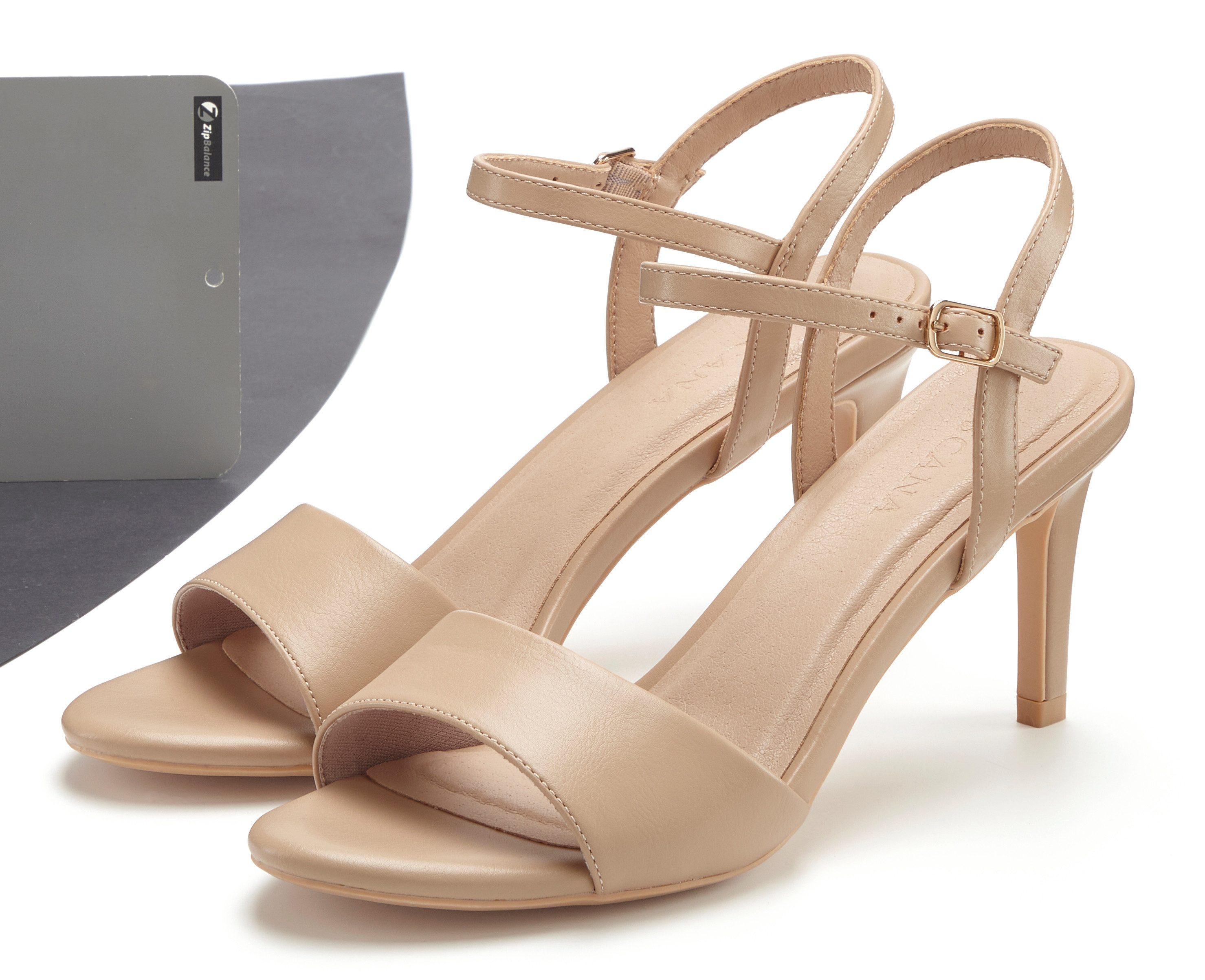 Lascana Highheel sandaaltjes Zomerschoen Bandjessandaal, klassiek elegante design VEGAN