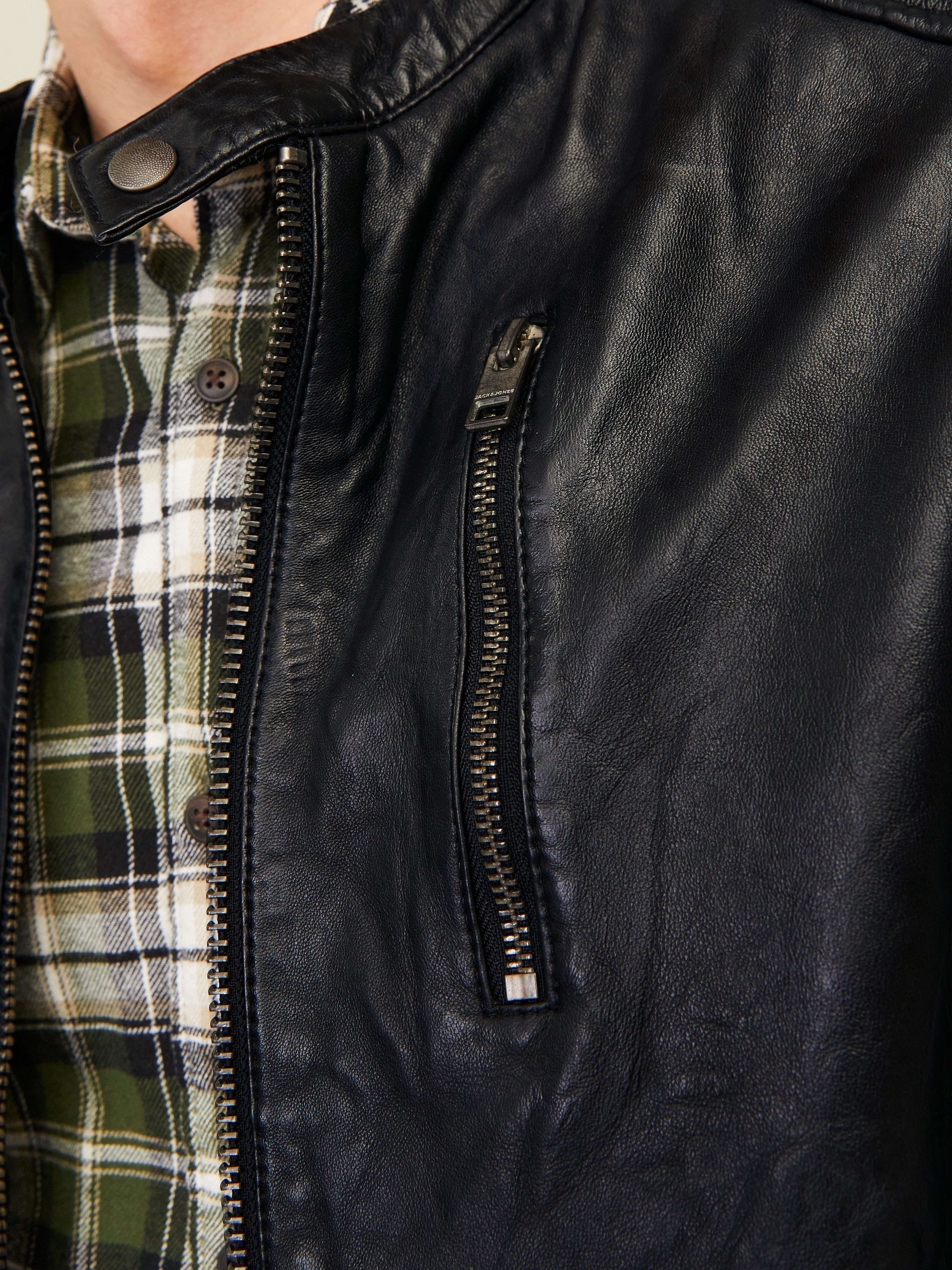 Jack & Jones Leren jack JJERICHARD LEATHER JACKET NOOS