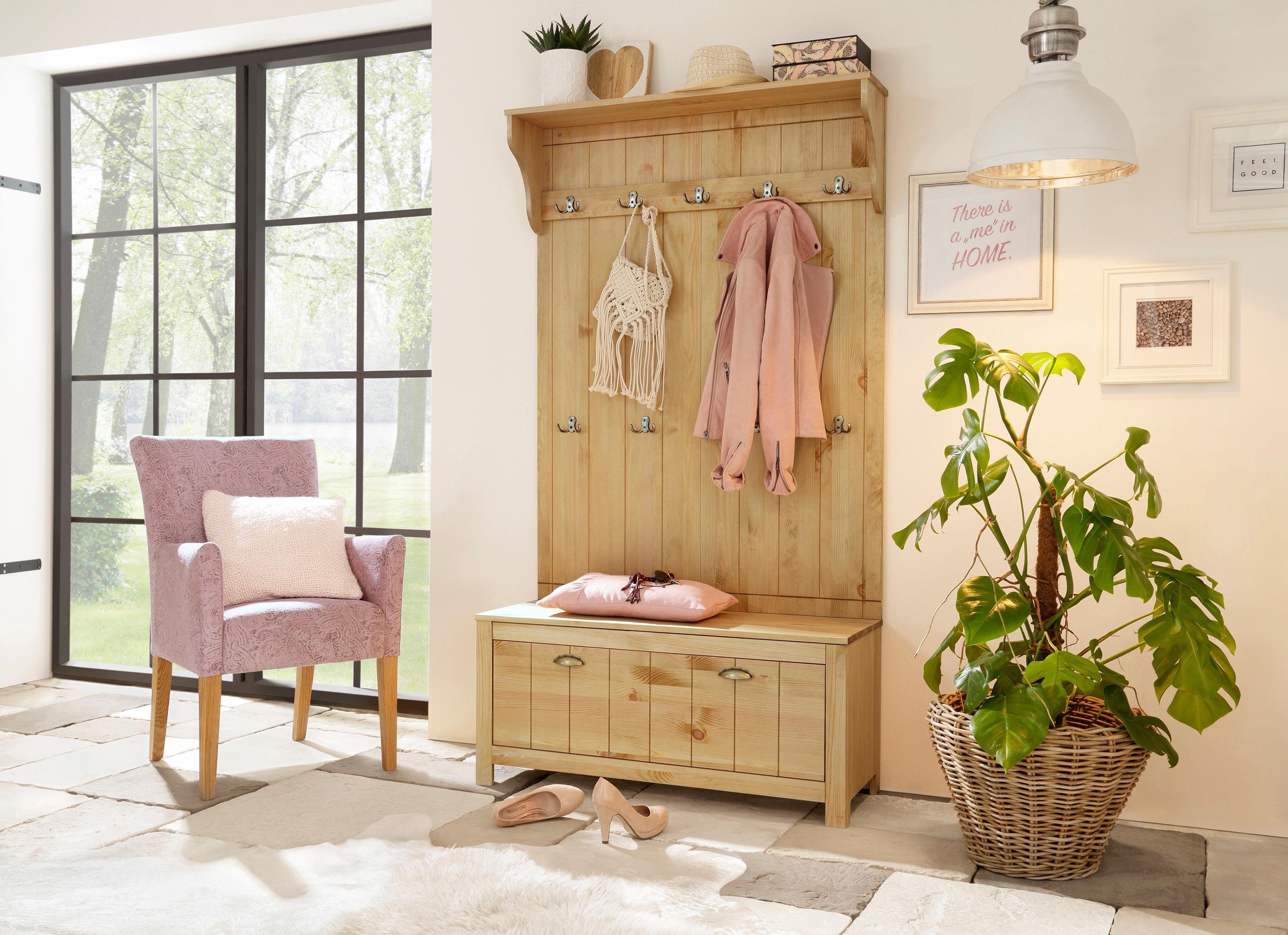 Home affaire Stoel met armleuningen King BESTSELLER! Eetkamerstoel met comfortabele bekleding, eetkamerstoel met armleuningen