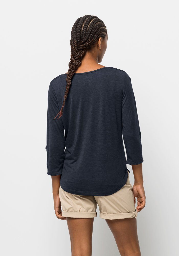 Jack Wolfskin Shirt met 3/4-mouwen CORAL COAST 3/4 T W