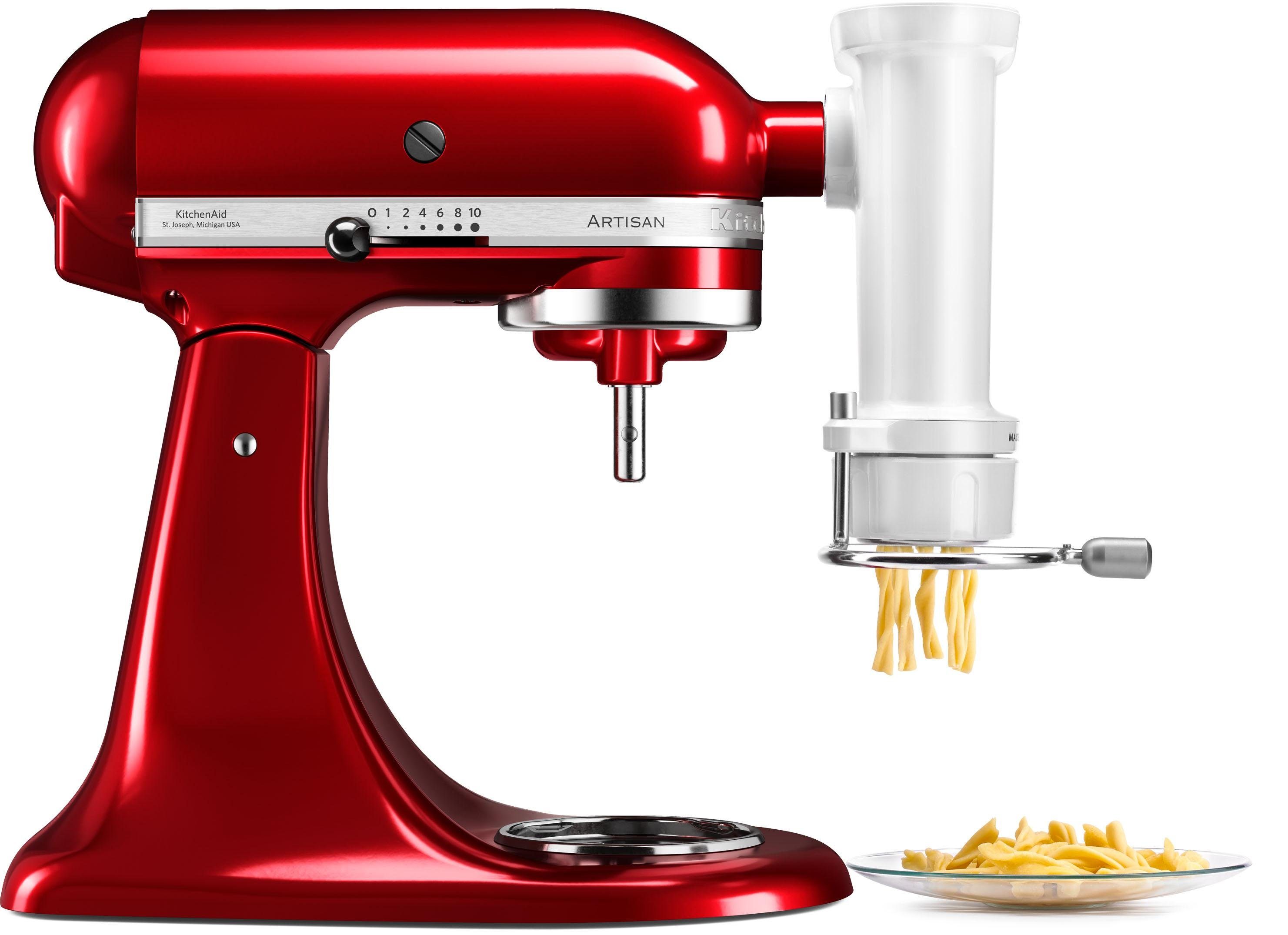 KitchenAid Pastamaker 5KSMPEXTA Gourmethollepastaset makkelijk