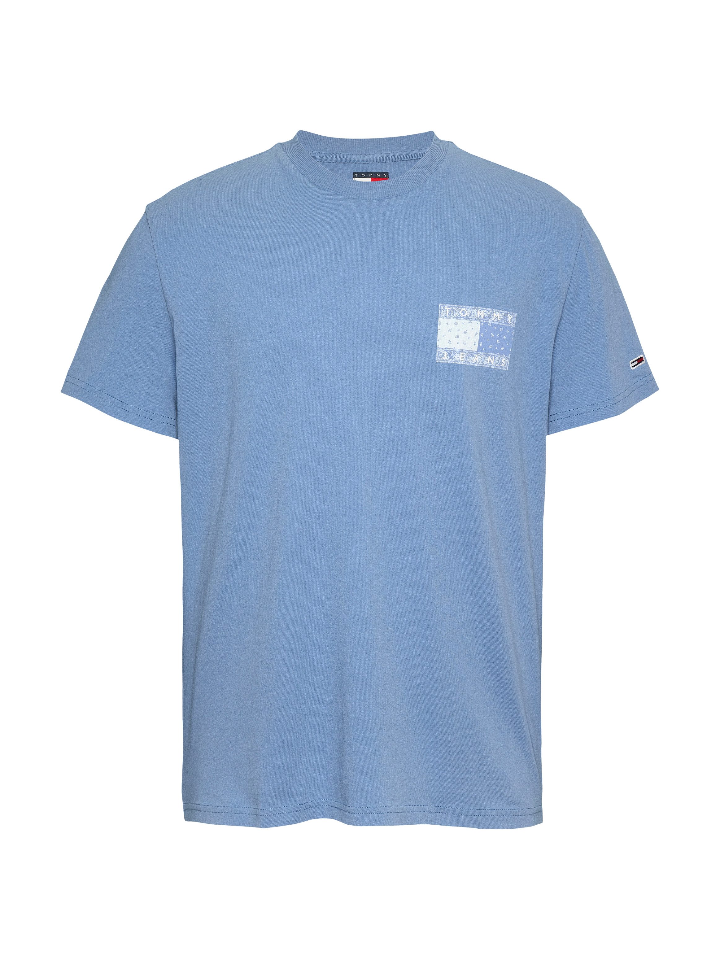 TOMMY JEANS Shirt met korte mouwen TJM REG PAISLEY FLAG TEE EXT
