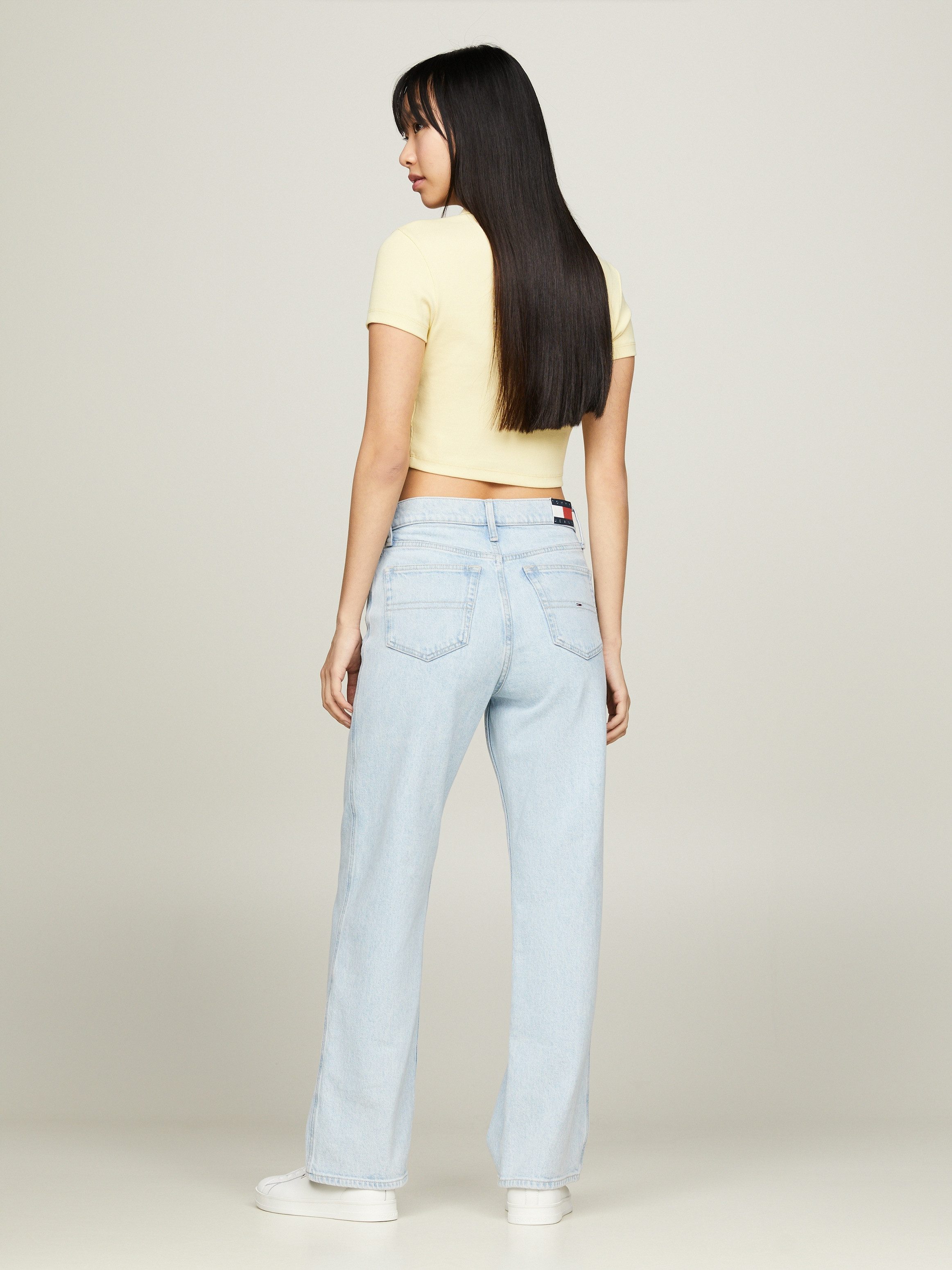 TOMMY JEANS Wijde jeans Betsy Mid Rise in five-pocketsstijl