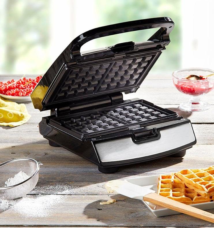 Tefal 2-in-1-combi-wafelijzer SW852D Snack Collection platen met antiaanbaklaag, geschikt voor de vaatwasser, vele functies