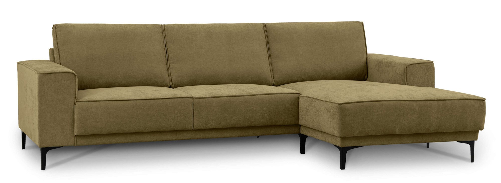 Places of Style Hoekbank Oland, structuur, platweefsel, luxe microvezel, bouclé