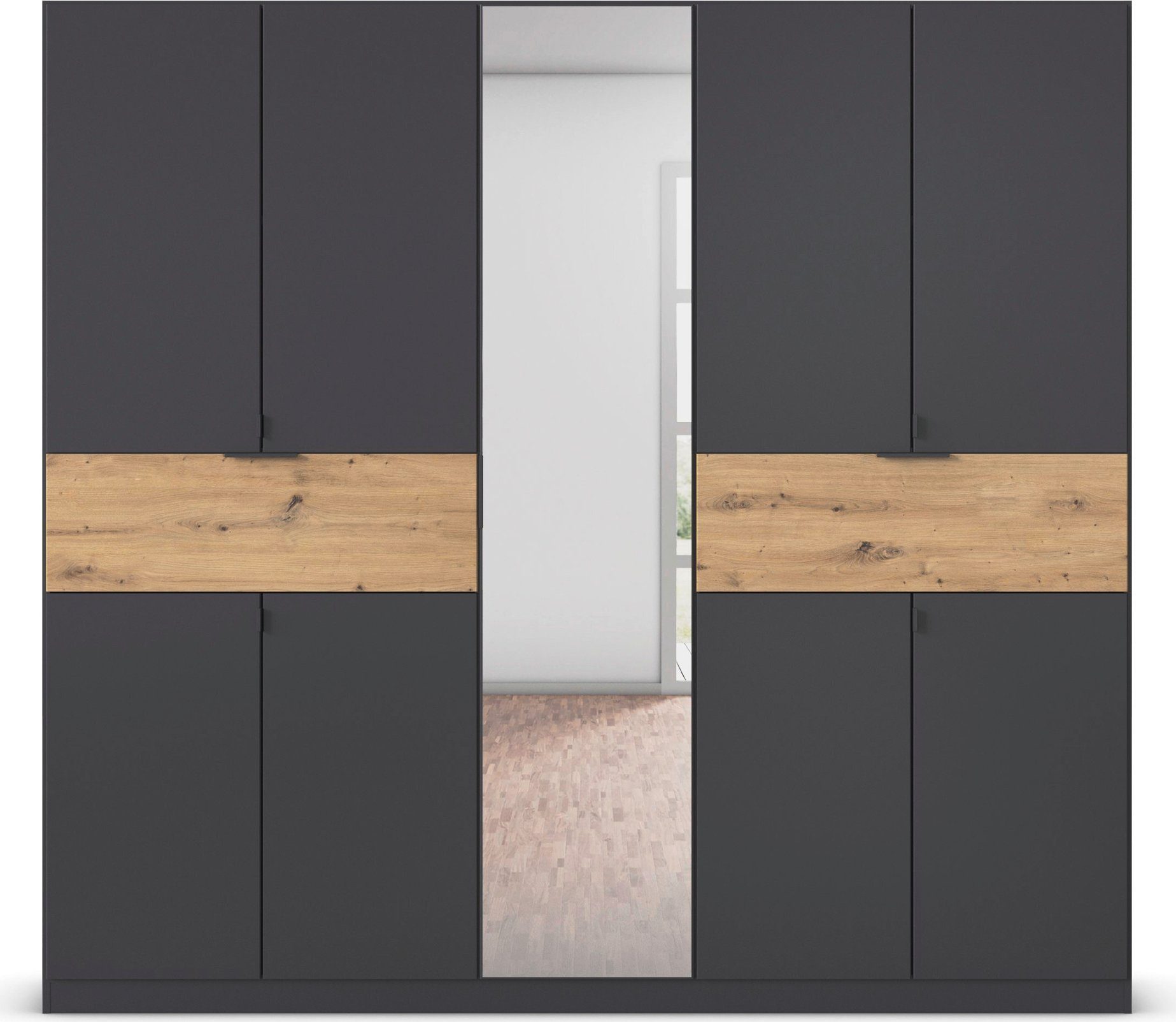 rauch Draaideurkast Kledingkast kast garderobe waskast TICAO met 2 ruime lades, veel opbergruimte made in germany