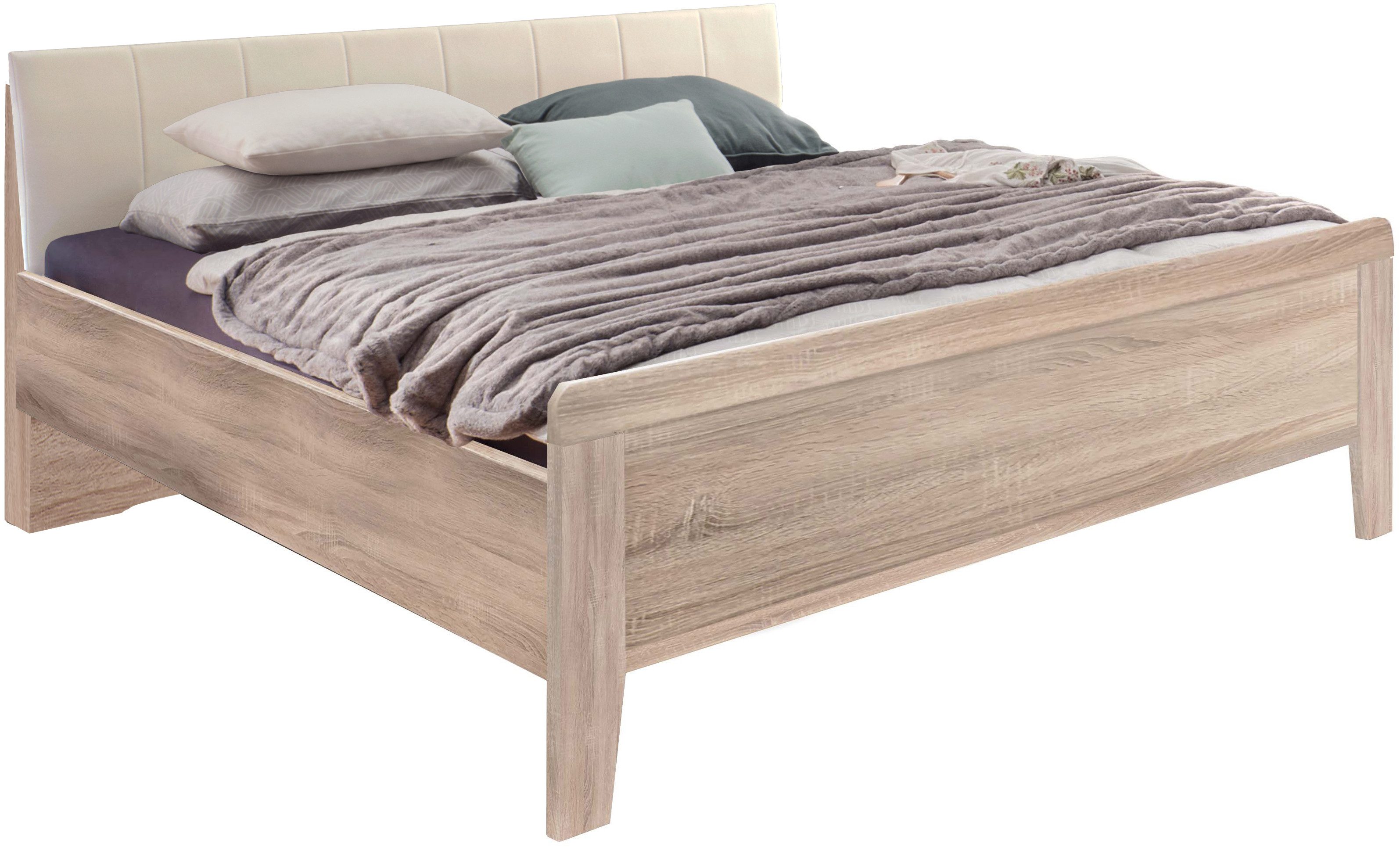 WIEMANN Houten bed Bern viervoudig verstelbare lighoogte bedden beige