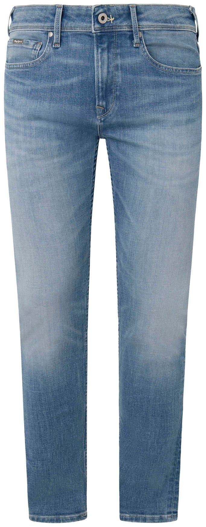 Pepe Jeans Skinny fit jeans Skinny jeans heren skinny jeans maat 34 blauw