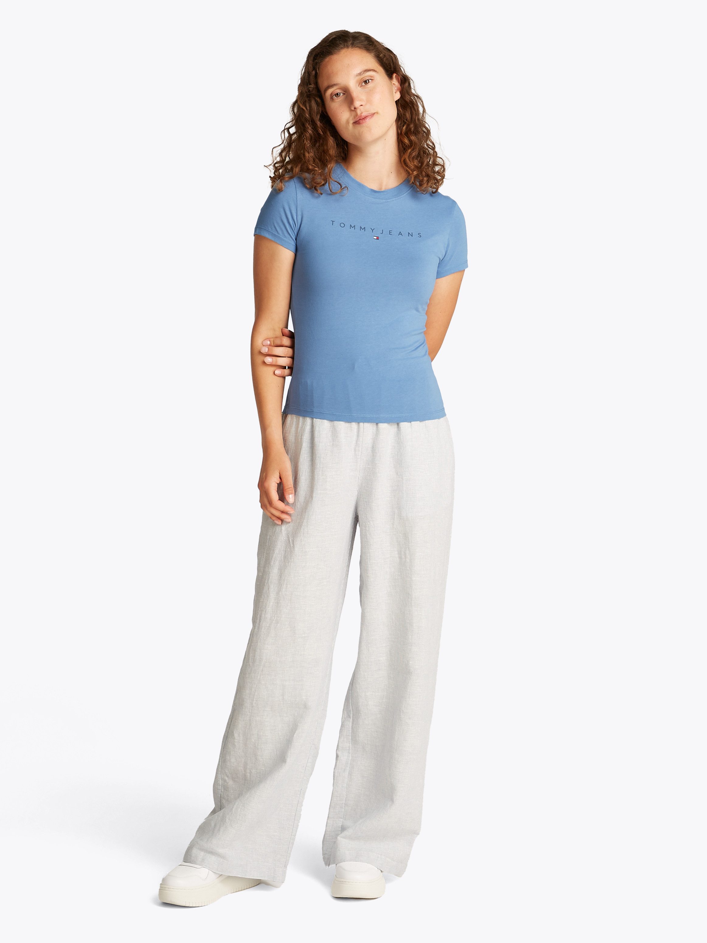 TOMMY JEANS T-shirt TJW SLIM TONAL LINEAR TEE EXT
