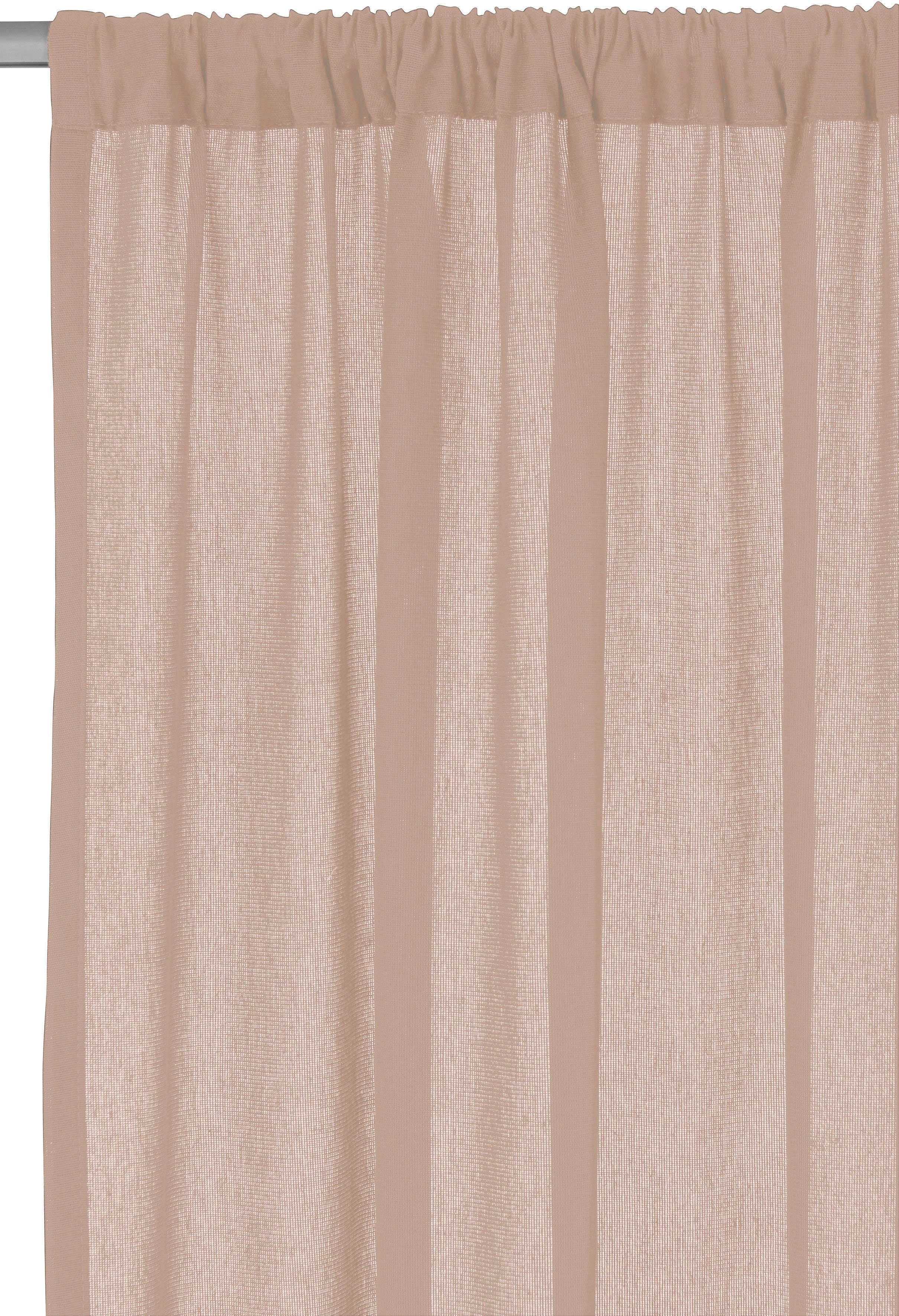 LeGer Home by Lena Gercke Gordijn Lanea Linnenlook, 1 sjaal, verschillende maten (1 stuk)