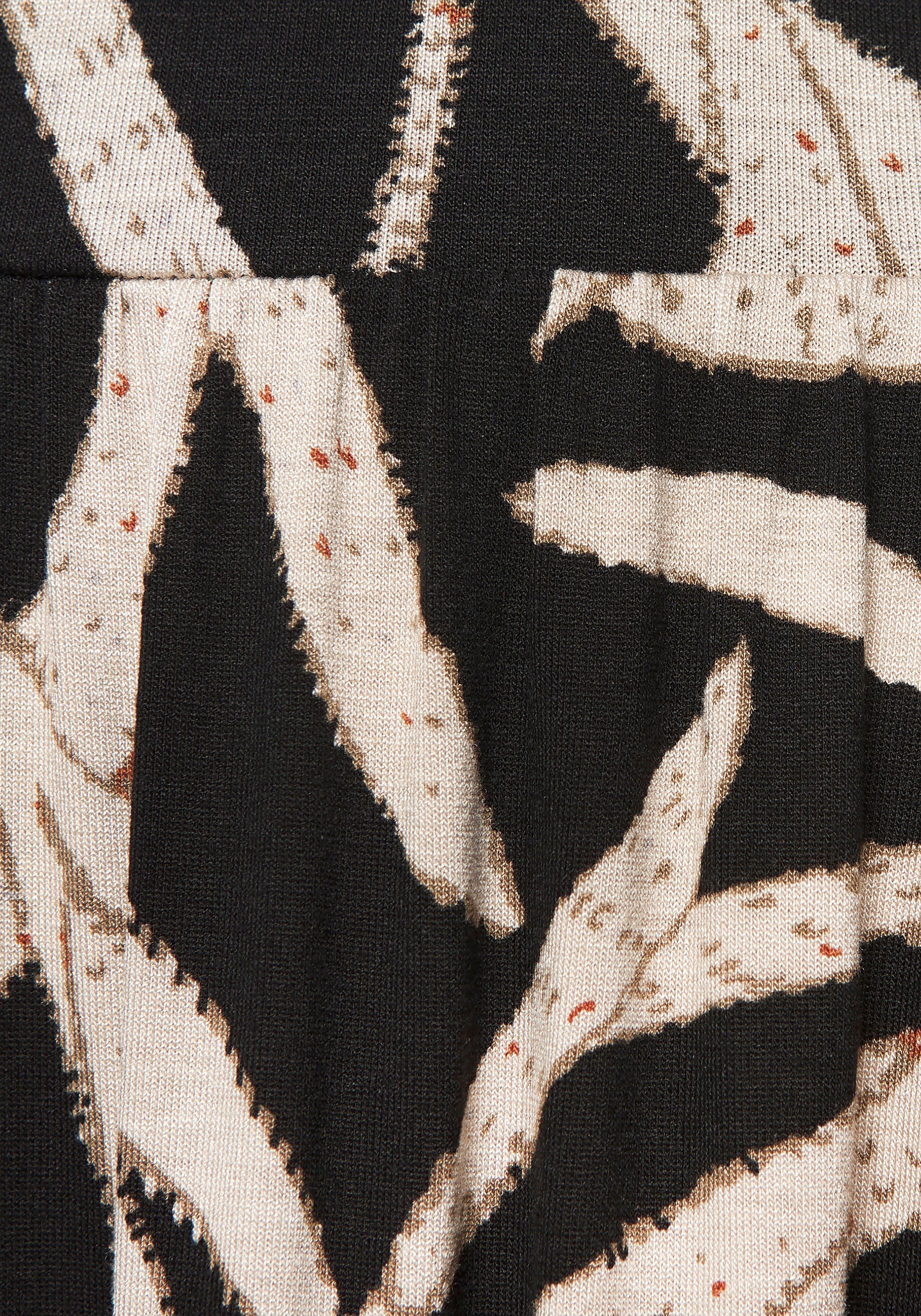 s.Oliver RED LABEL Beachwear Maxirok met alloverprint lange zomerrok met split