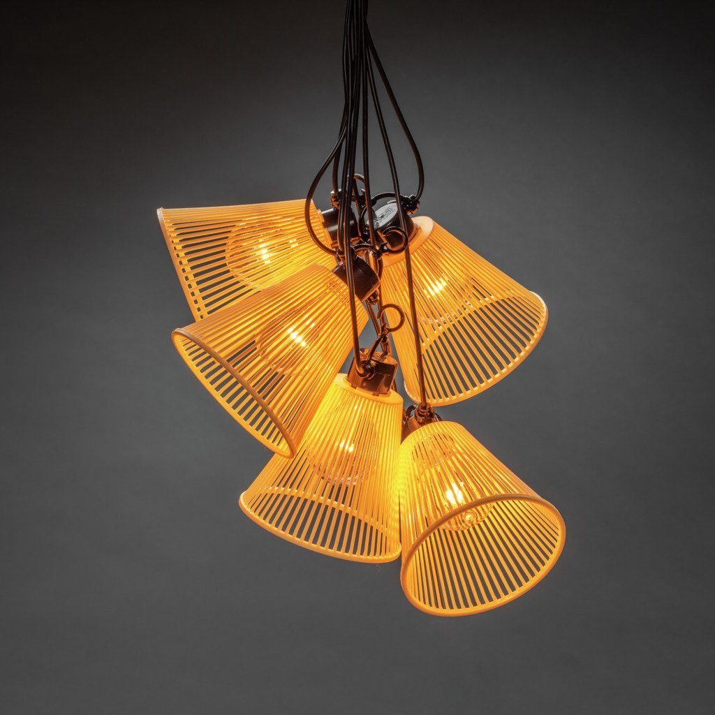 KONSTSMIDE Led-lichtsnoer 10 heldere lampen / amberkleurige diodes