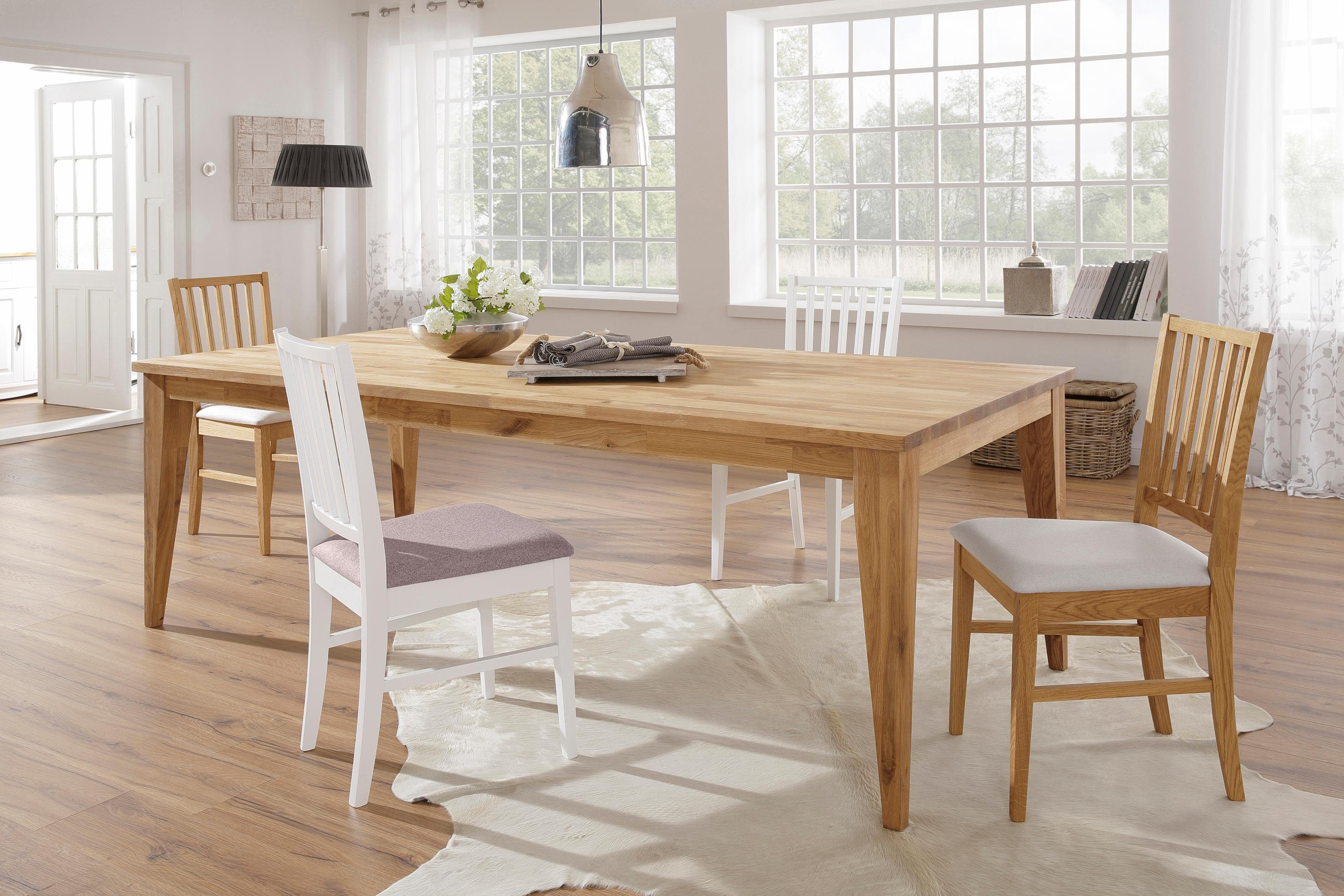 Home affaire Eetkamerstoel Ruanda keukenstoel TOPSELLER in set van 2, 4 of 6, houten stoel (set)