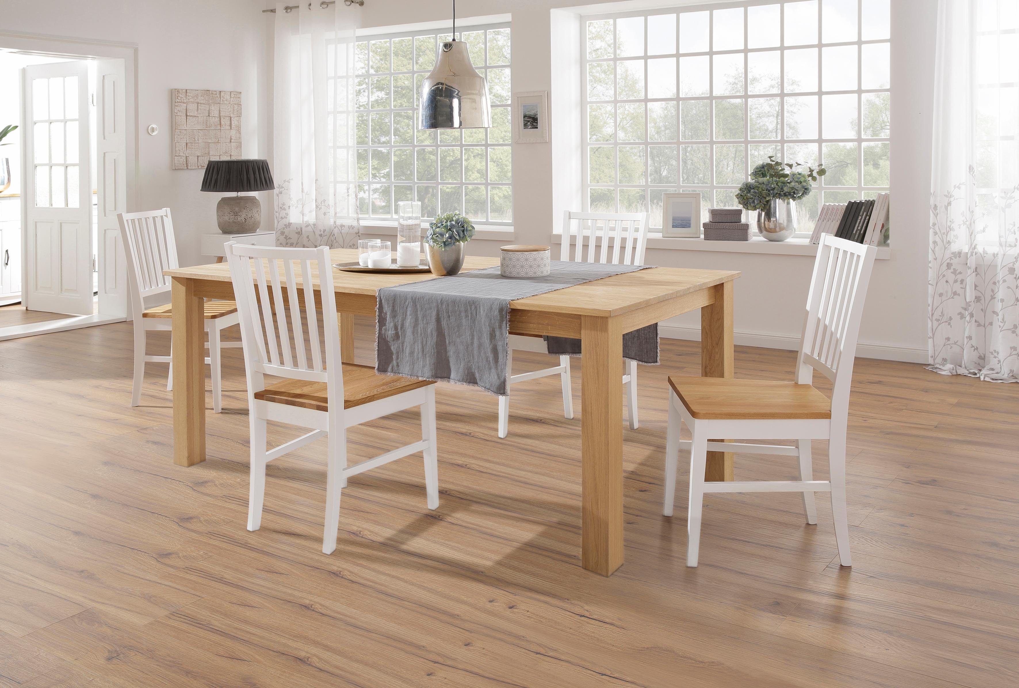 Home affaire Eetkamerstoel Ruanda houten stoel in sets van 2, 4 of 6, keukenstoel (set)