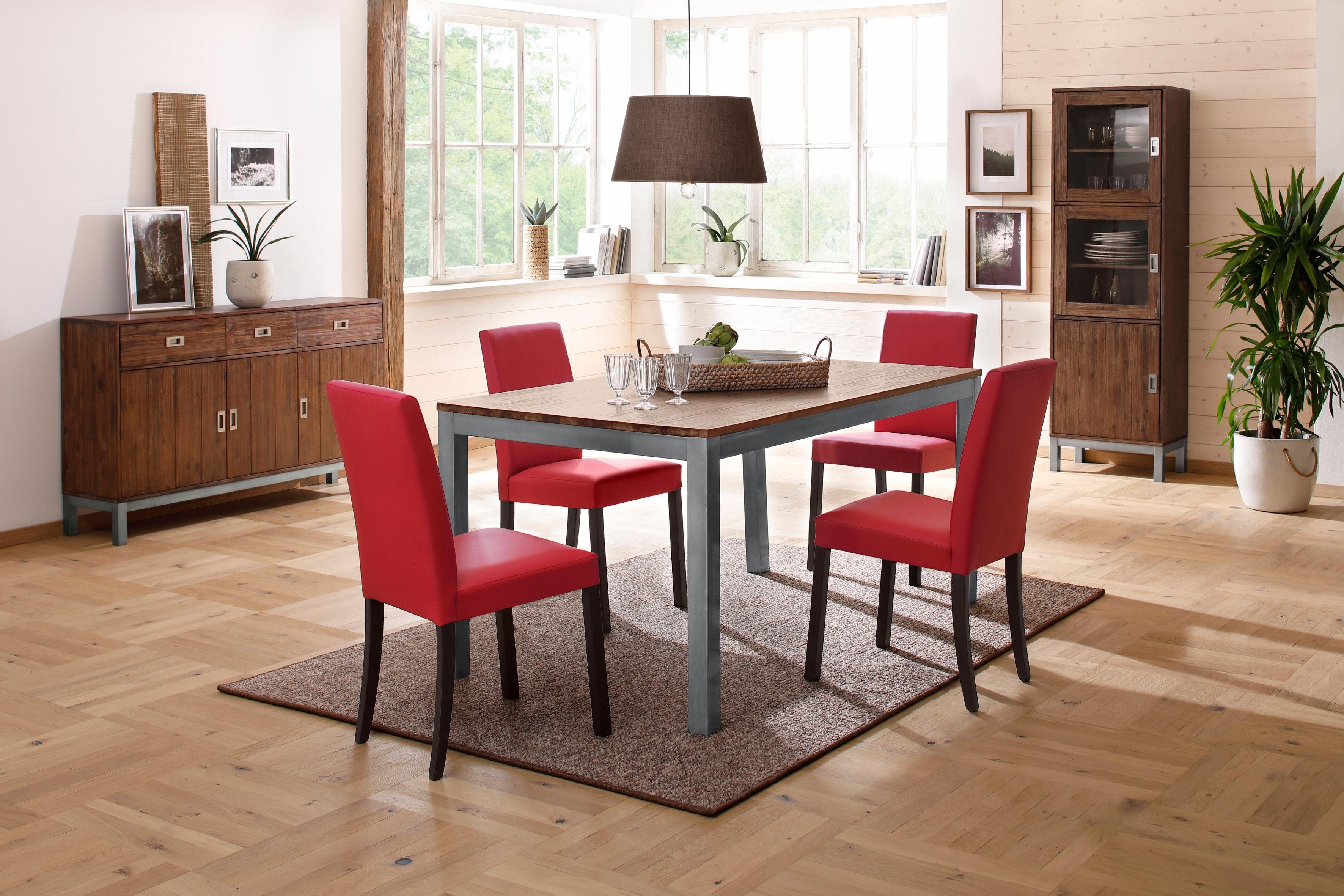 Home affaire Eettafel Kenya van massief acaciahout, in 160 of 200 cm breedte