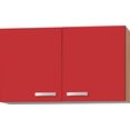 optifit hangend kastje 100 cm breed, 57,6 cm hoog, met 2 deuren rood