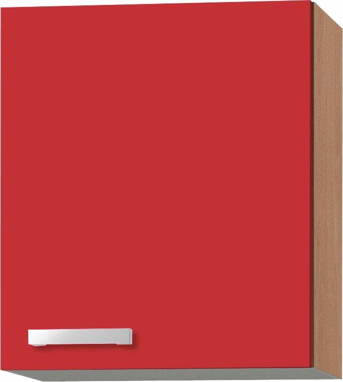 optifit hangend kastje odense 50 cm breed, 57,6 cm hoog, met 1 deur rood