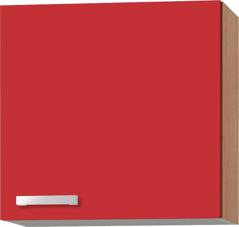 optifit hangend kastje odense 60 cm breed, 57,6 cm hoog, met 1 deur rood