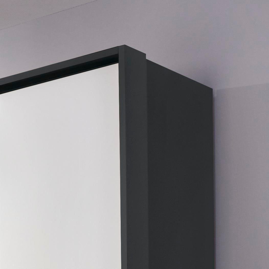 rauch Draaideurkast Mainz met passe-partout optioneel met verlichting, buitendeuren met push-to-openfunctie