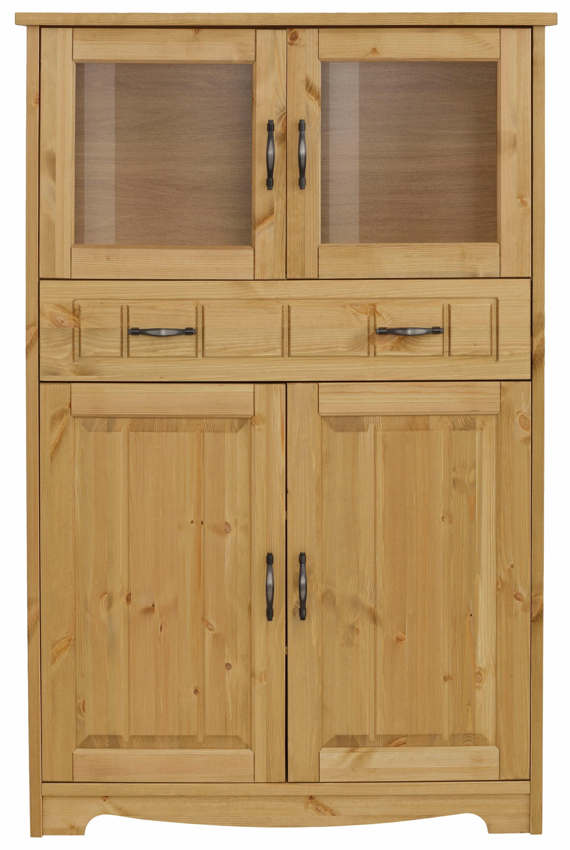 Home affaire Highboard Trinidad Vitrine, breedte 102 cm