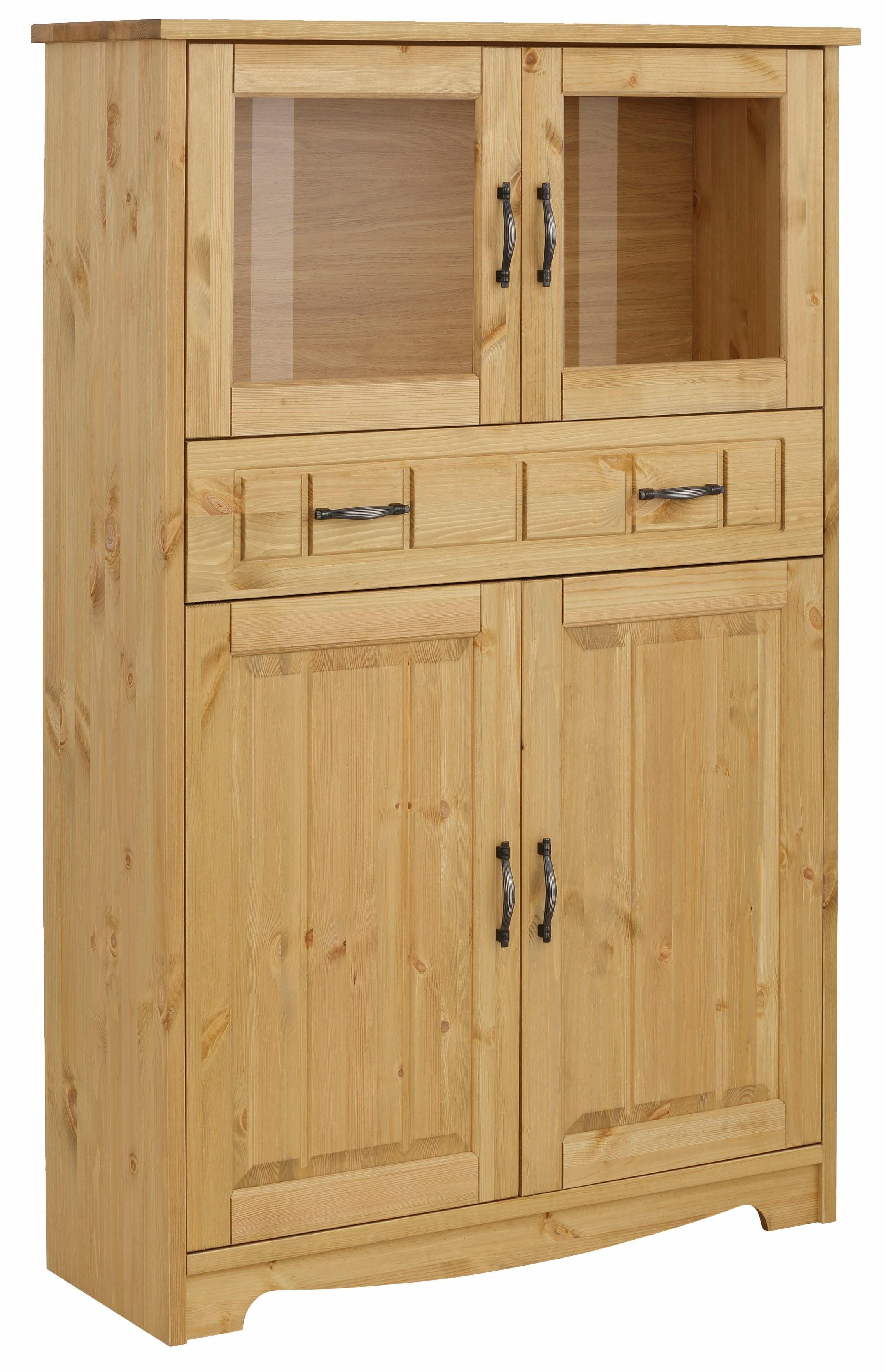 Home affaire Highboard Trinidad Vitrine, breedte 102 cm