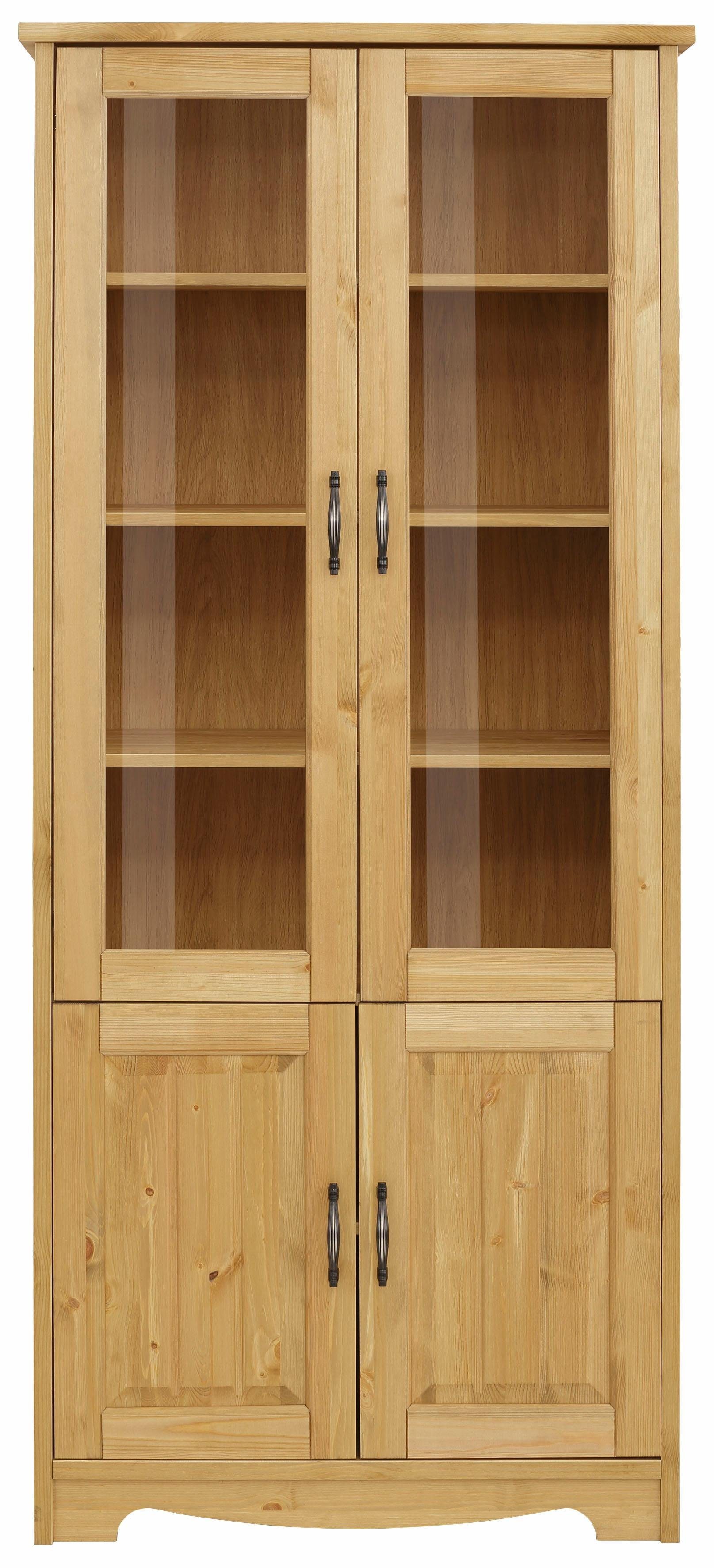 Home affaire Vitrinekast Trinidad 4-deurs, breedte 85 cm