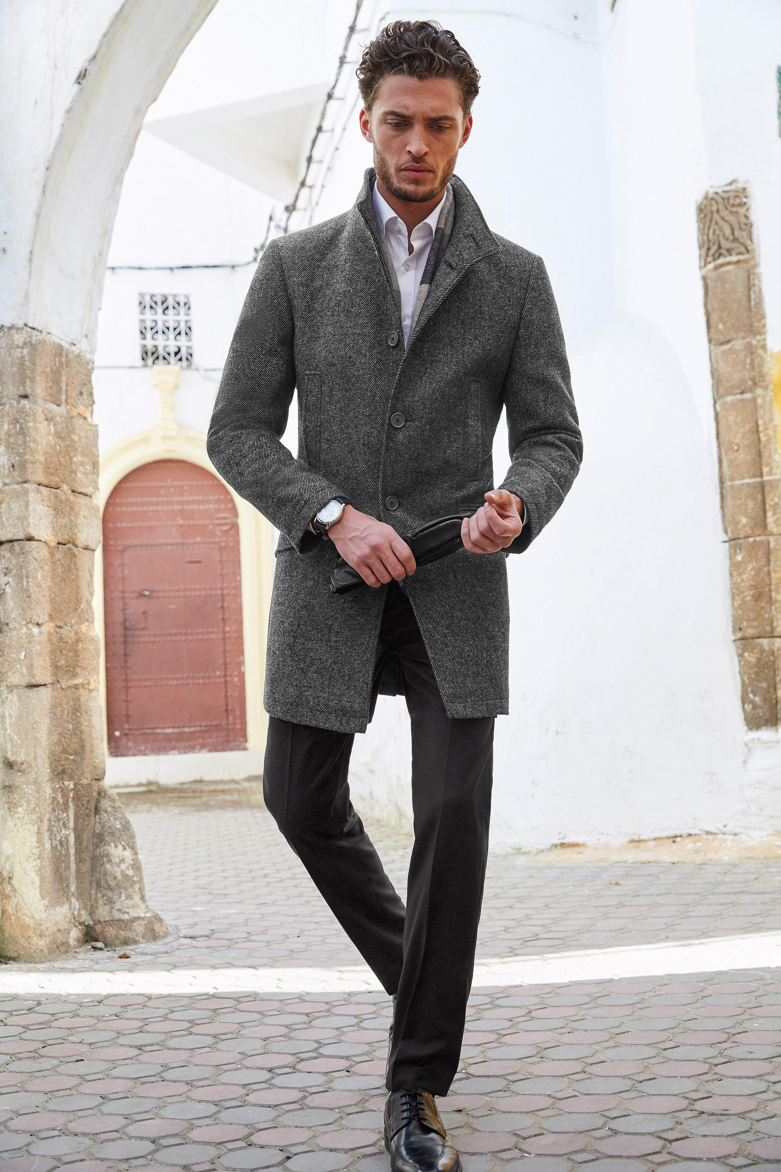 Bruno Banani Overhemd met lange mouwen Slim fit Vormvast door aandeel elastaan