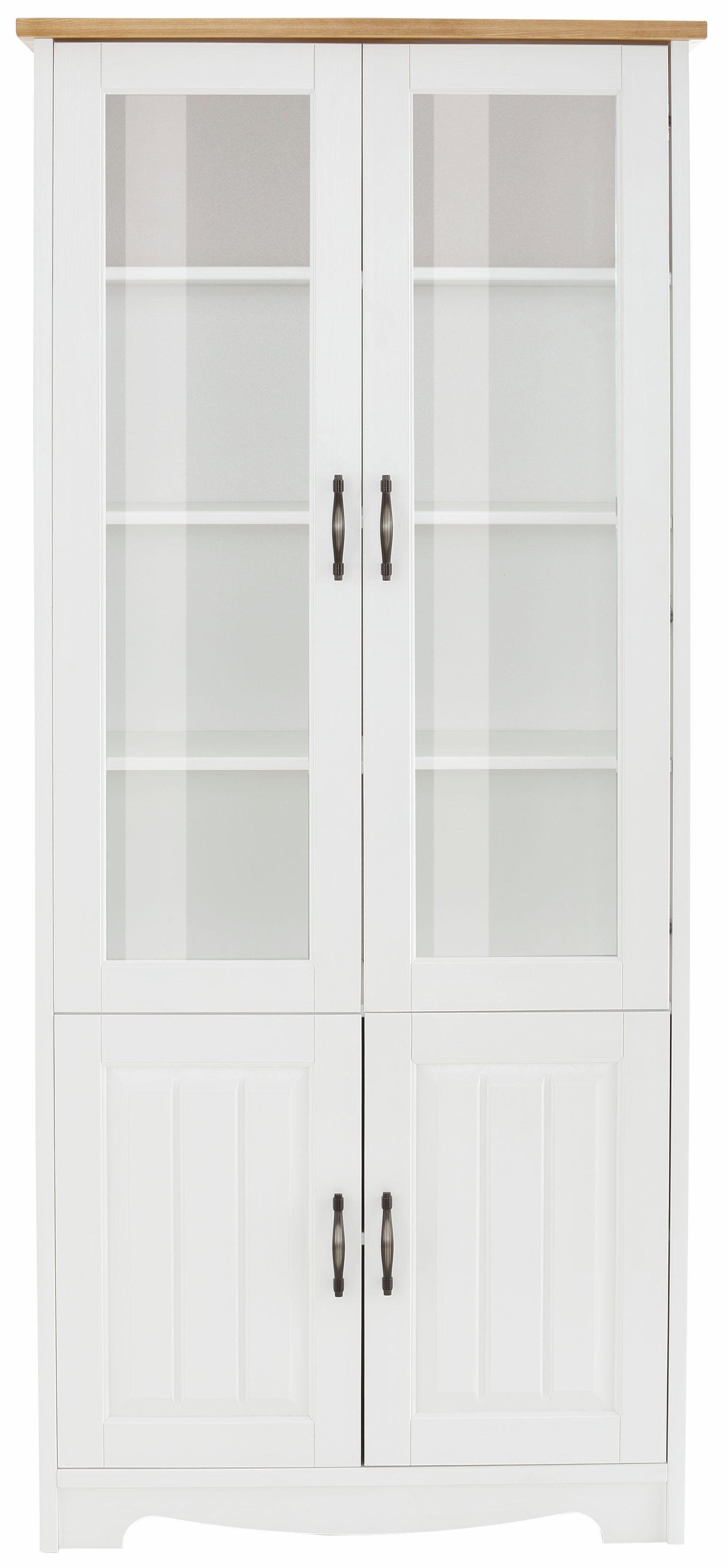 Home affaire Vitrinekast Trinidad 4-deurs, breedte 85 cm