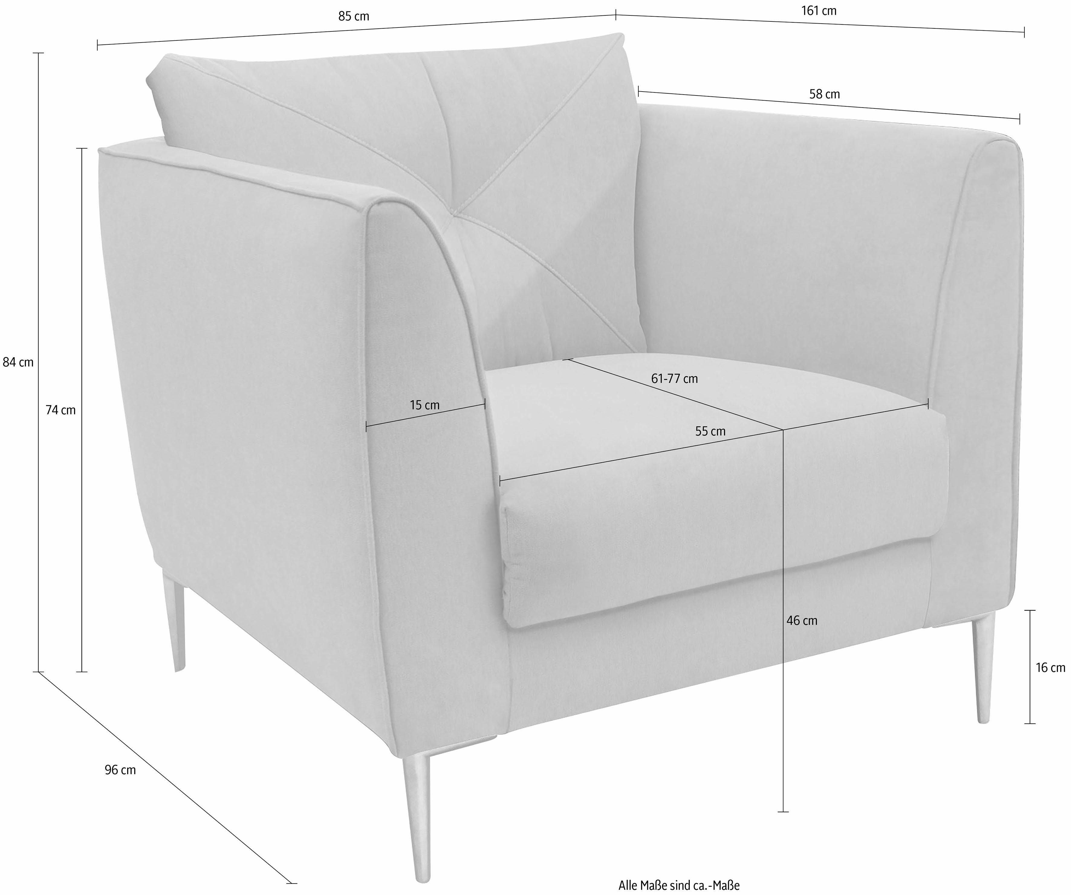 Guido Maria Kretschmer Home&Living Fauteuil Lille, loungestoel