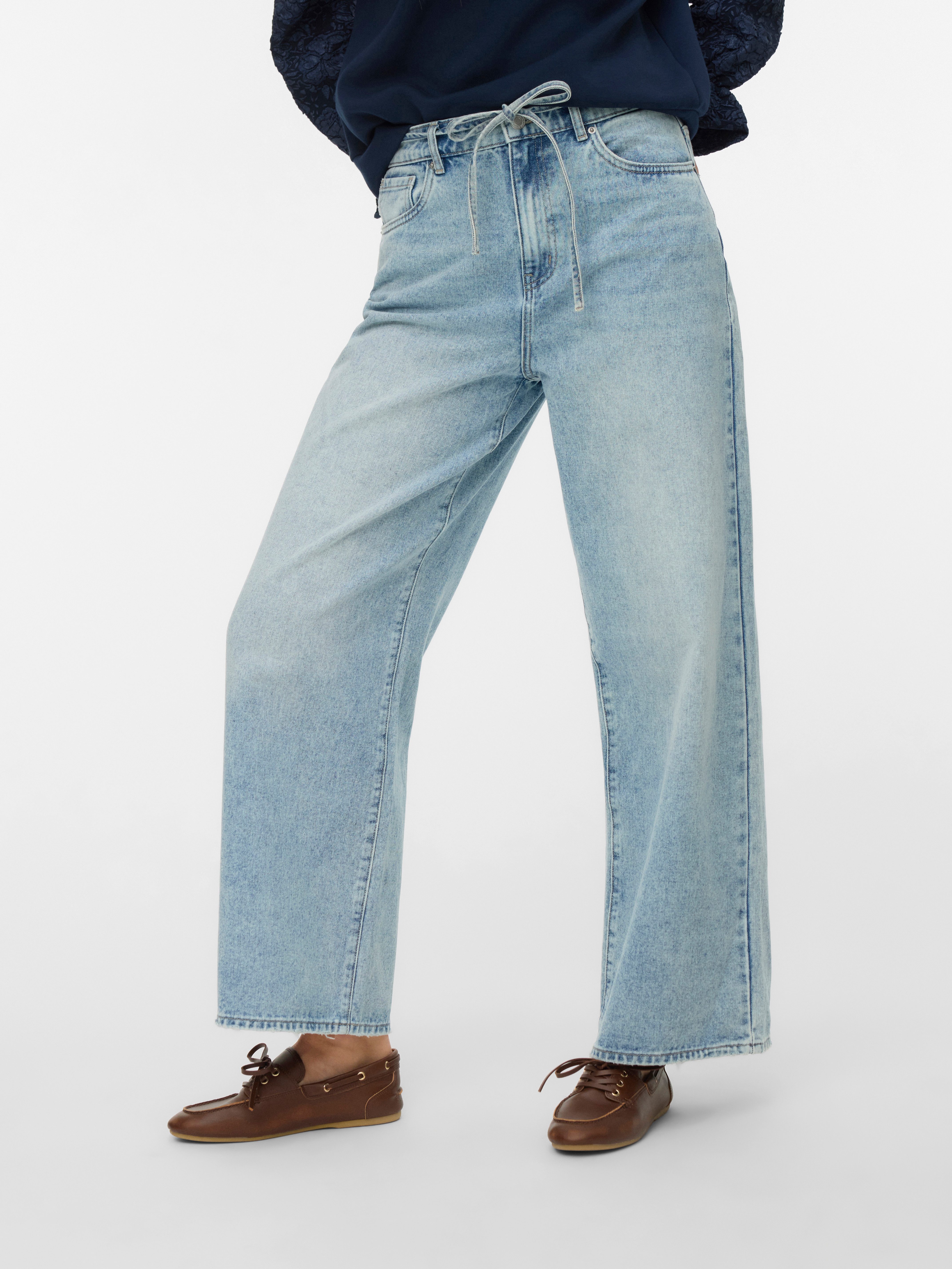 Vero Moda Wijde jeans VMWIEN MR WIDE BELT JEANS SI338 NOOS