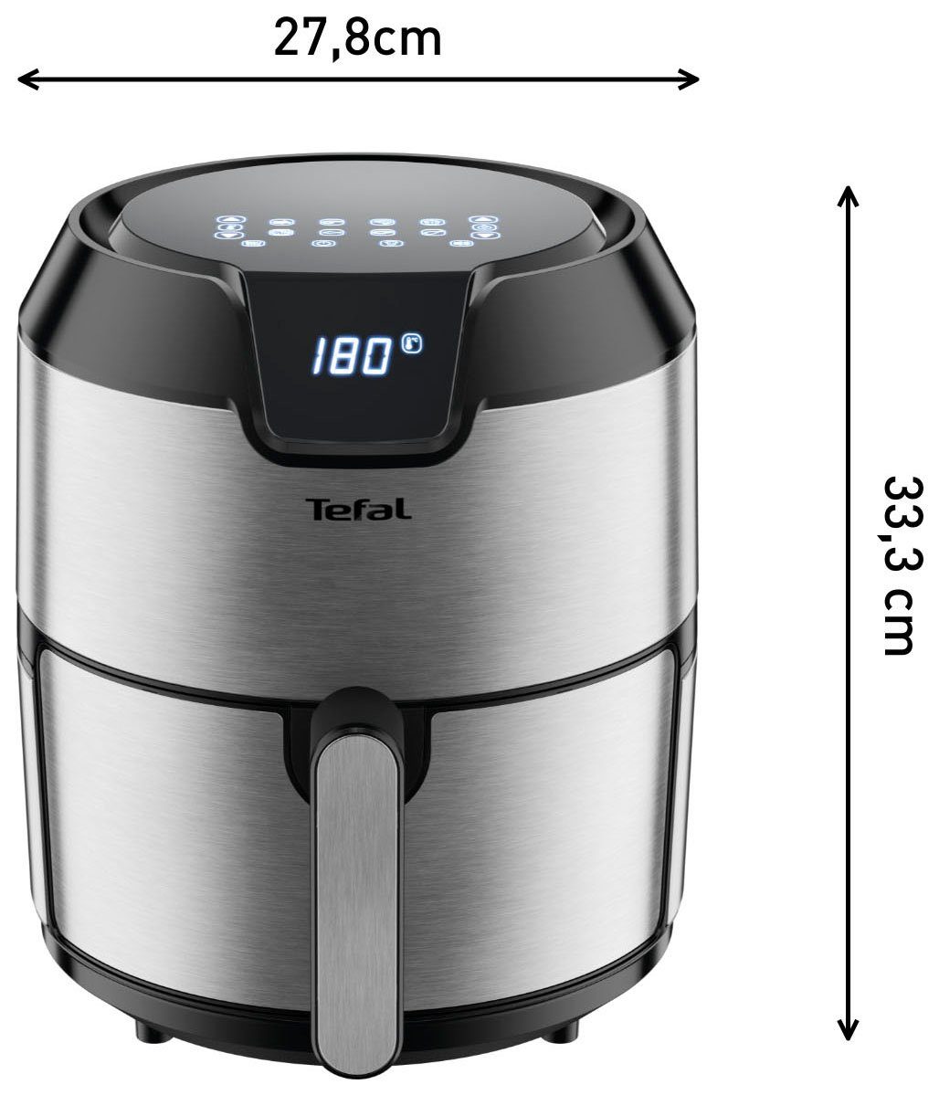 Tefal Airfryer EY401D.HERO Easy Fry Deluxe met accessoires, capaciteit 1,4 kg, 8 automatische programma's