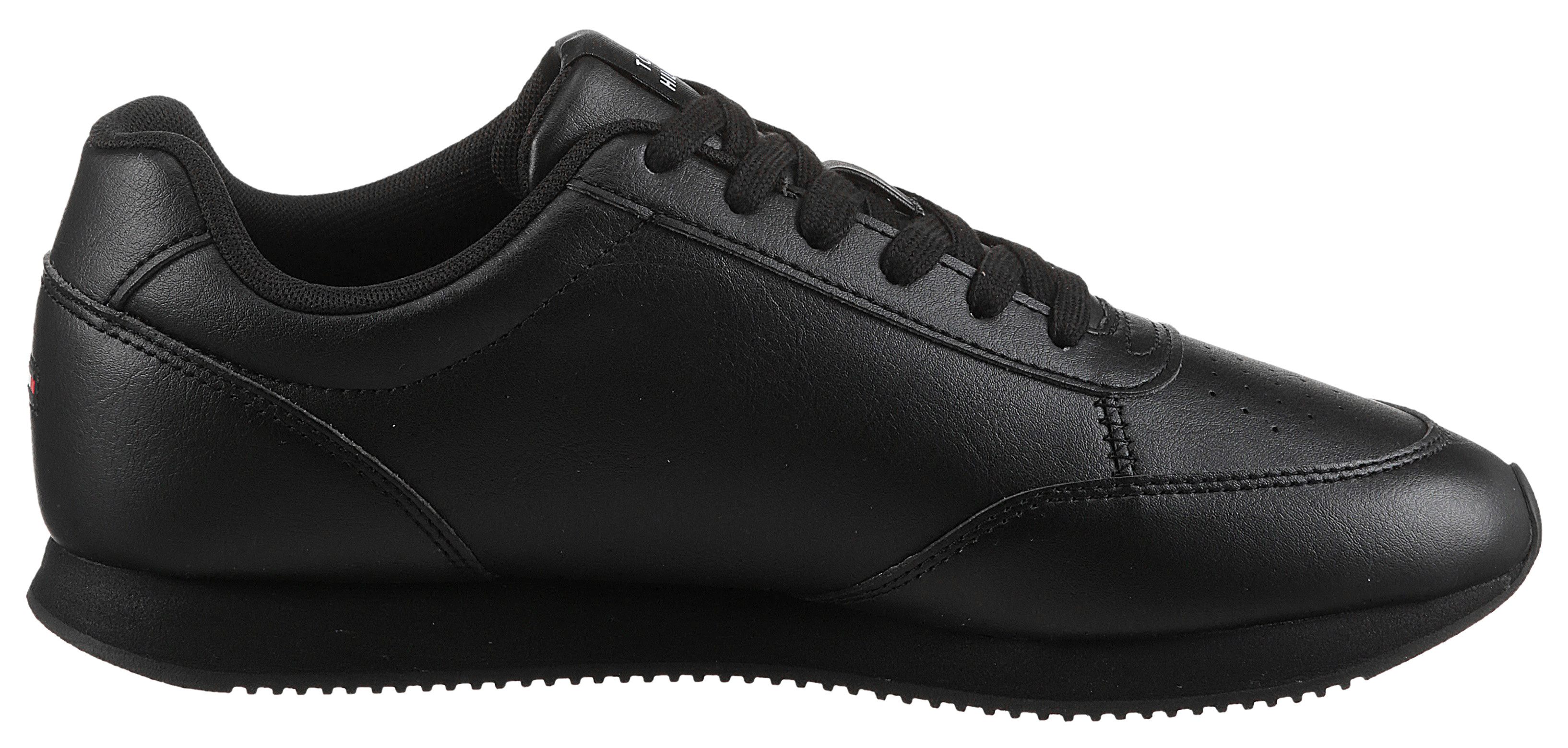 Tommy Hilfiger Plateausneakers LO RUNNER PU MIX , vrijetijdsschoen, halfschoen, veterschoen met gepolsterde schacht